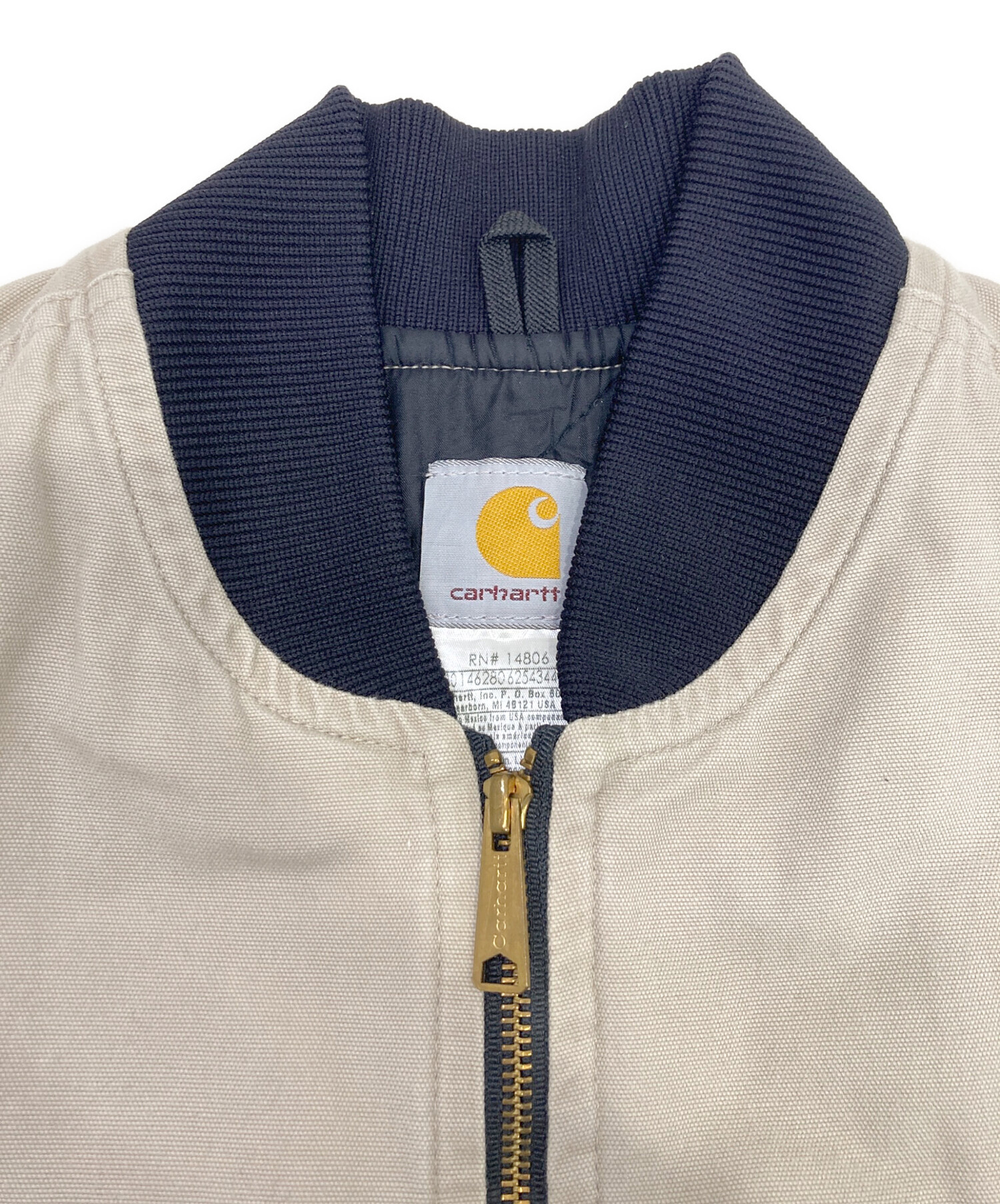 中古・古着通販】CarHartt (カーハート) ダックベスト ベージュ サイズ