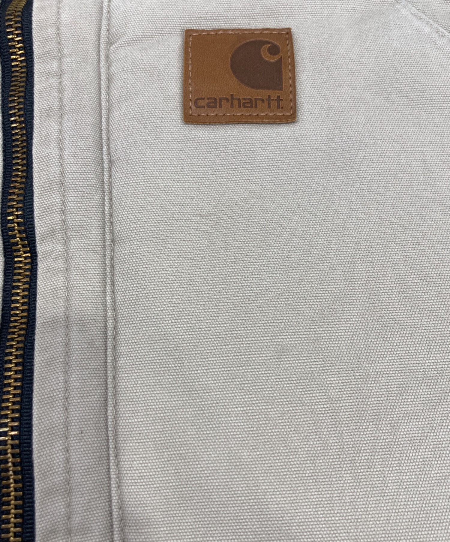 中古・古着通販】CarHartt (カーハート) ダックベスト ベージュ サイズ