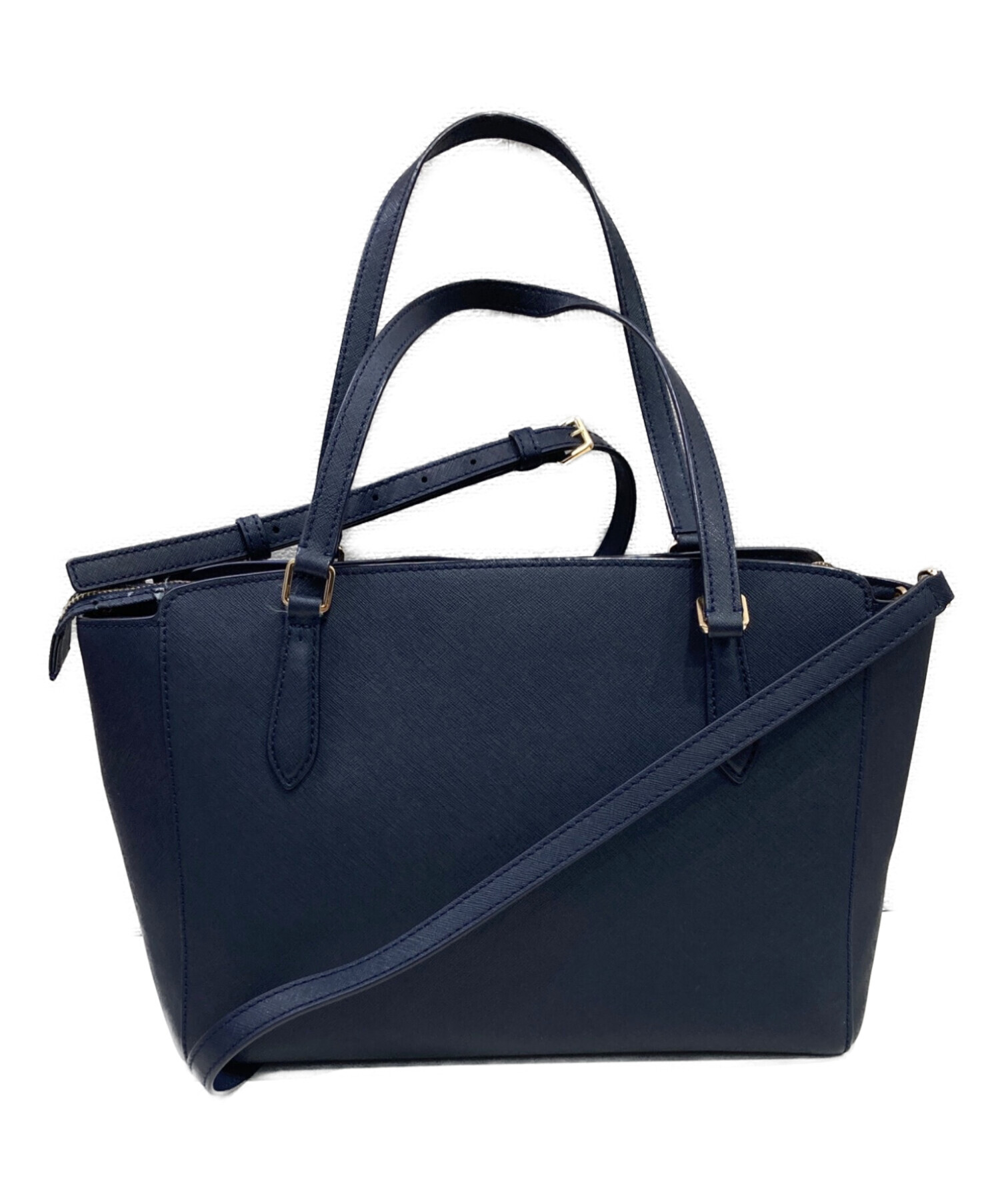 Tory Burch 2WAYバッグ 中古・古着通販】TORY BURCH (トリーバーチ) 2WAYバッグ ネイビー