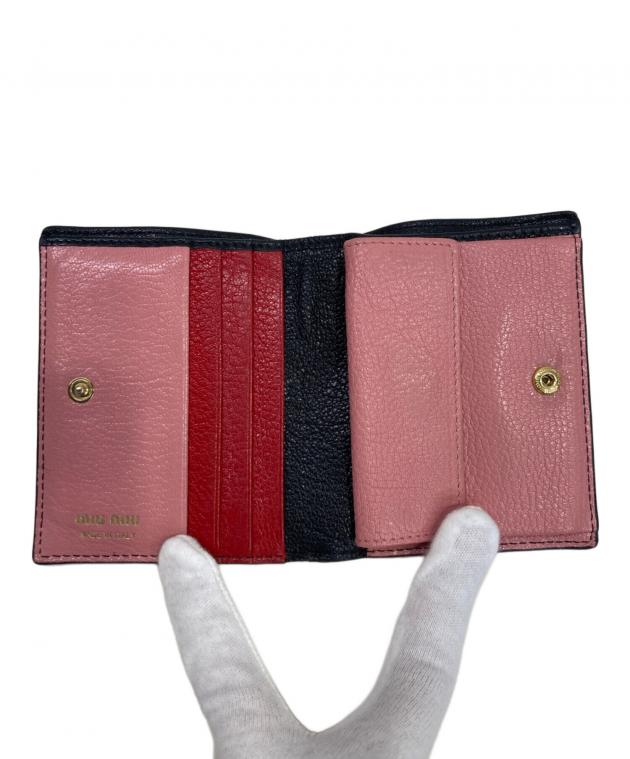 中古・古着通販】MIU MIU (ミュウミュウ) 財布 ブラック｜ブランド