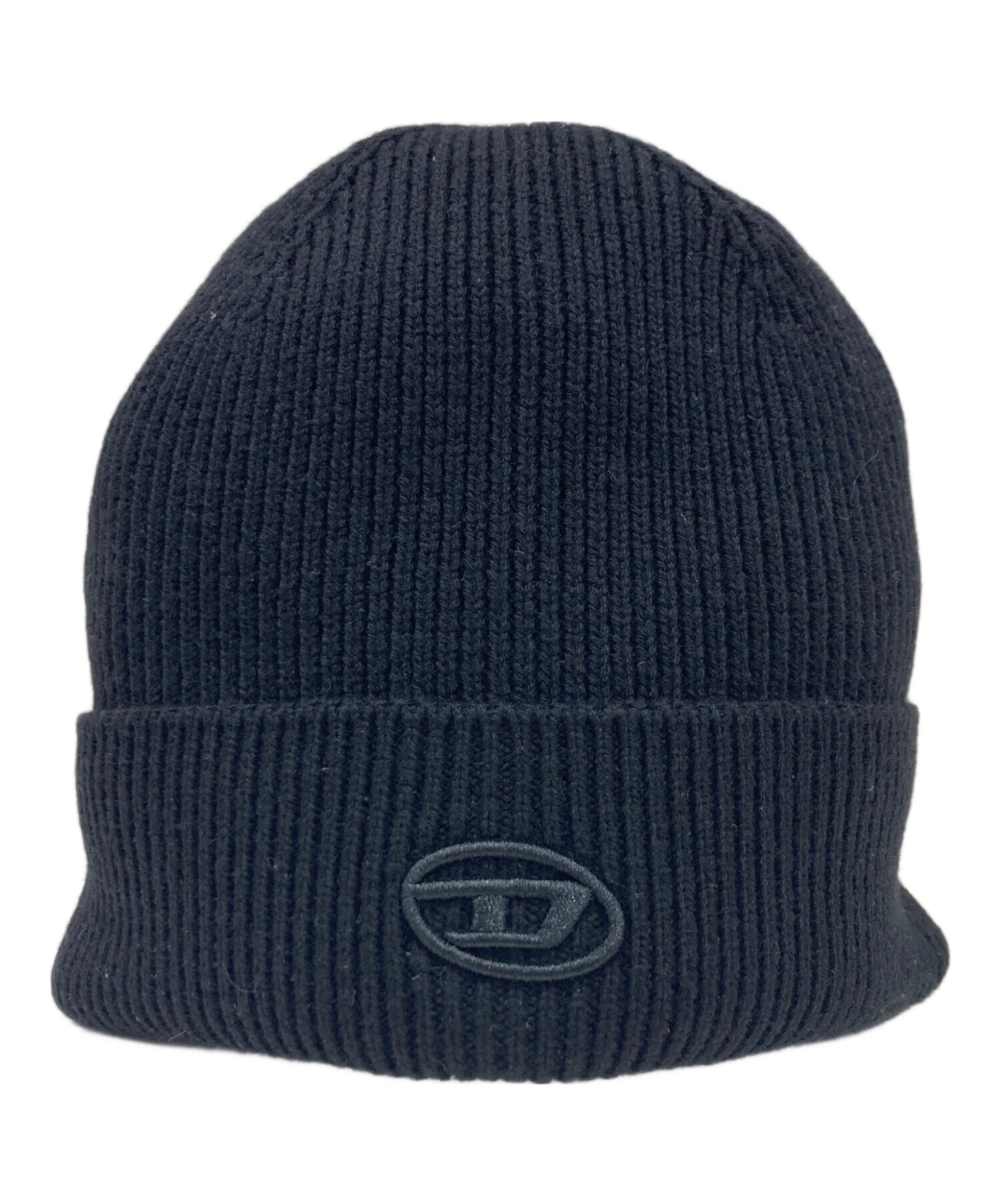 中古・古着通販】DIESEL (ディーゼル) ロゴニット帽 ブラック