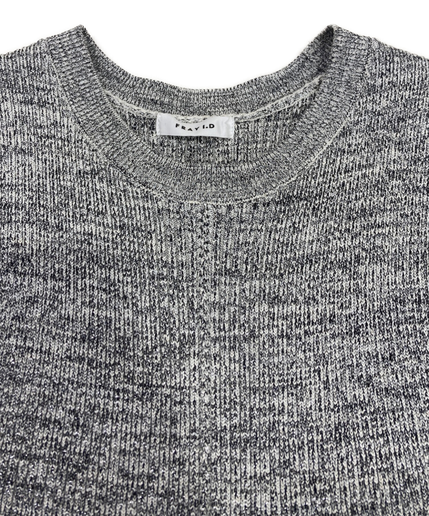 中古・古着通販】FRAY ID (フレイ アイディー) Iラインリブニット