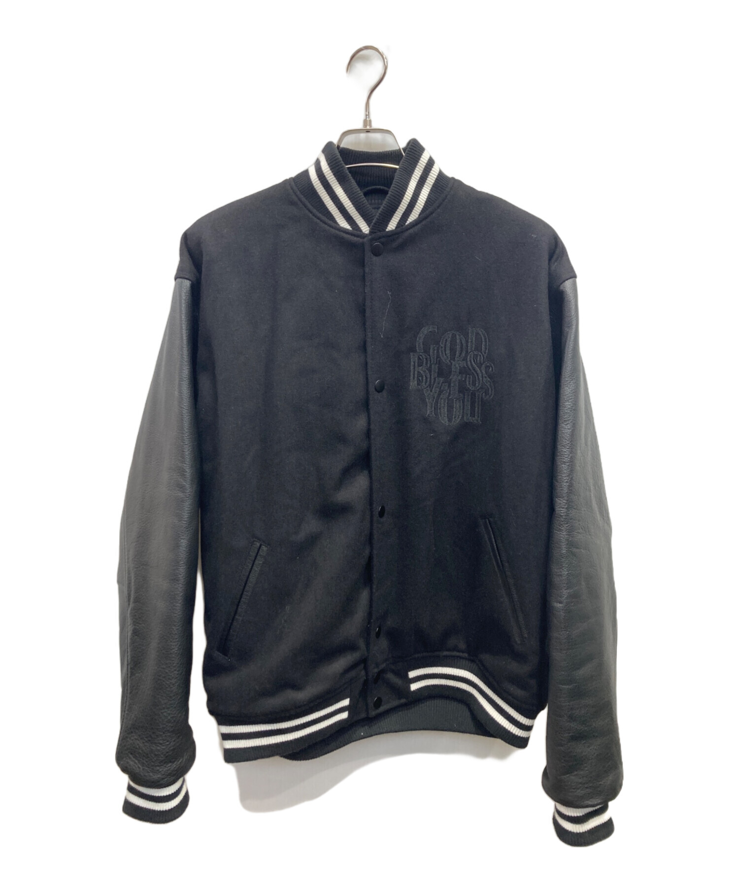 中古・古着通販】EXAMPLE (エグザンプル) スタジャン ブラック サイズ 