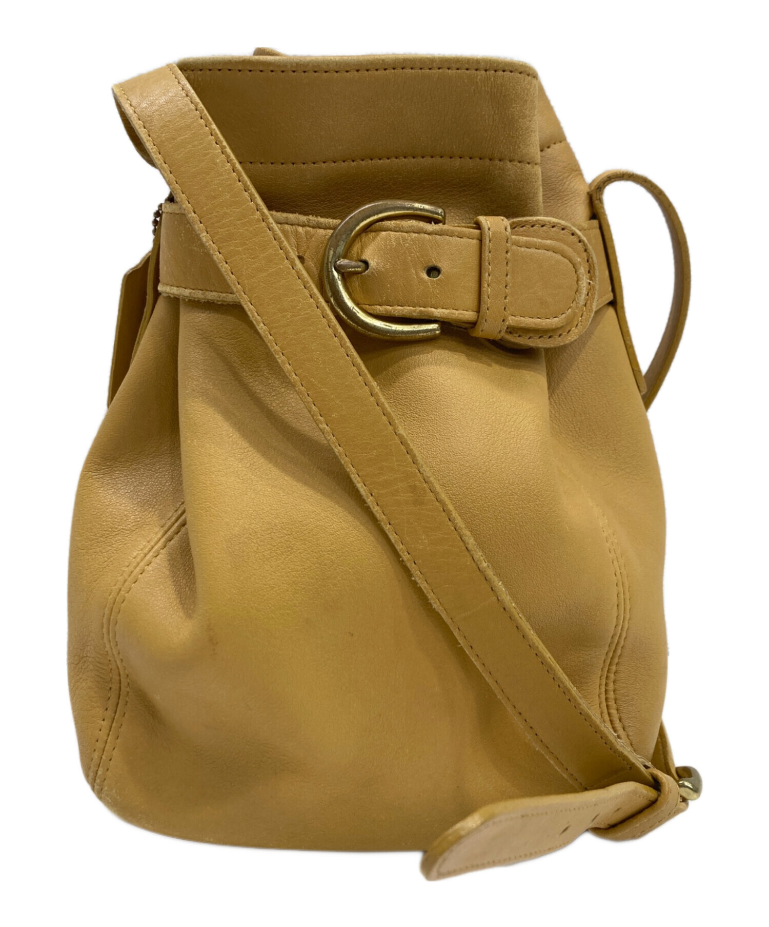 中古・古着通販】COACH (コーチ) ショルダーバッグ イエロー｜ブランド