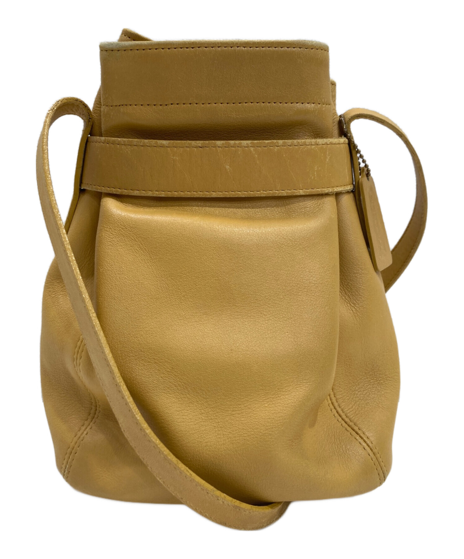 COACH イエロー ショルダーバッグ 中古・古着通販】COACH (コーチ) COACH ショルダーバッグ イエロー