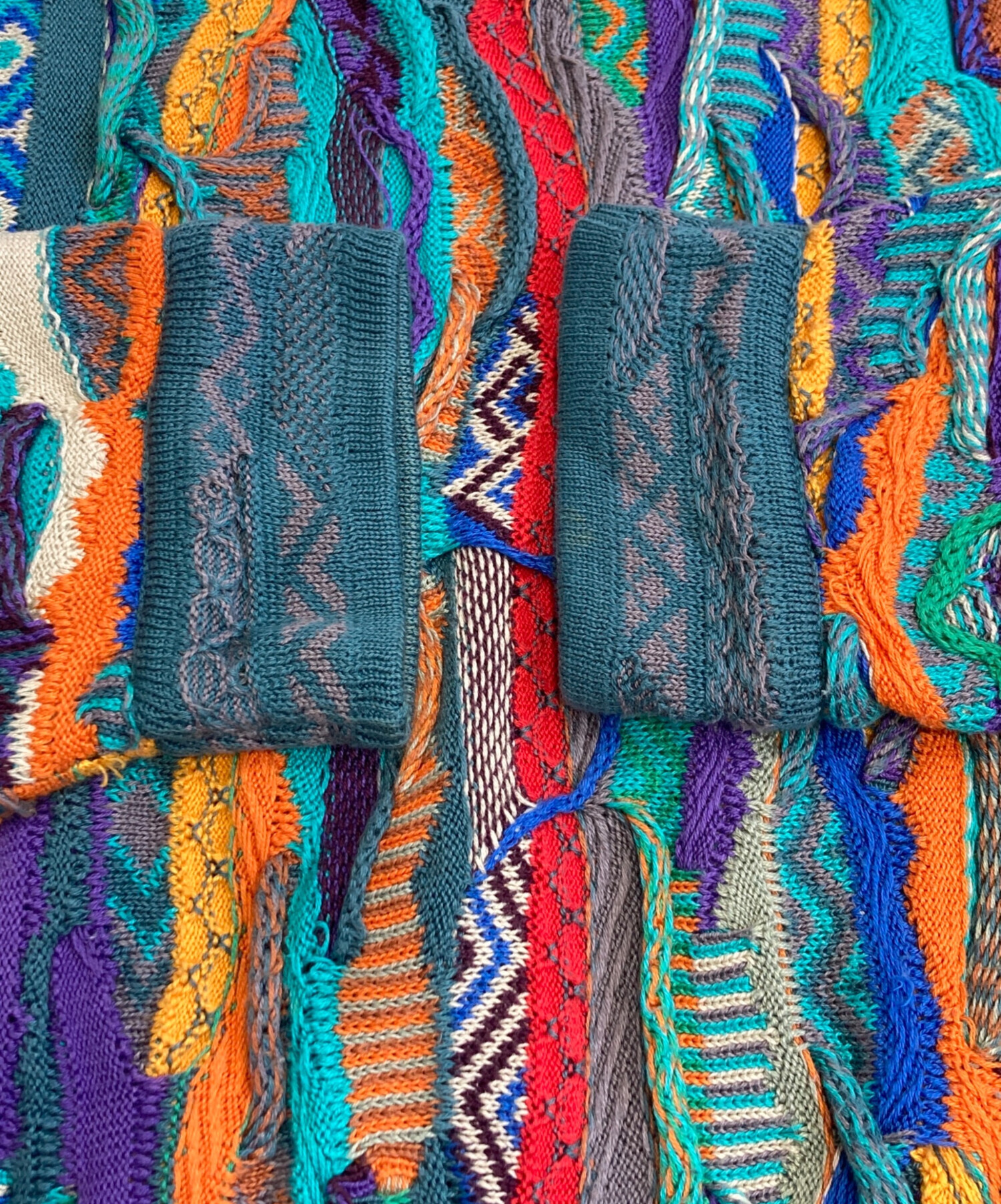 中古・古着通販】Coogi (クージー) ヴィンテージ3Dニット マルチ 中古・古着通販】Coogi (クージー) ヴィンテージ3Dニット マルチ