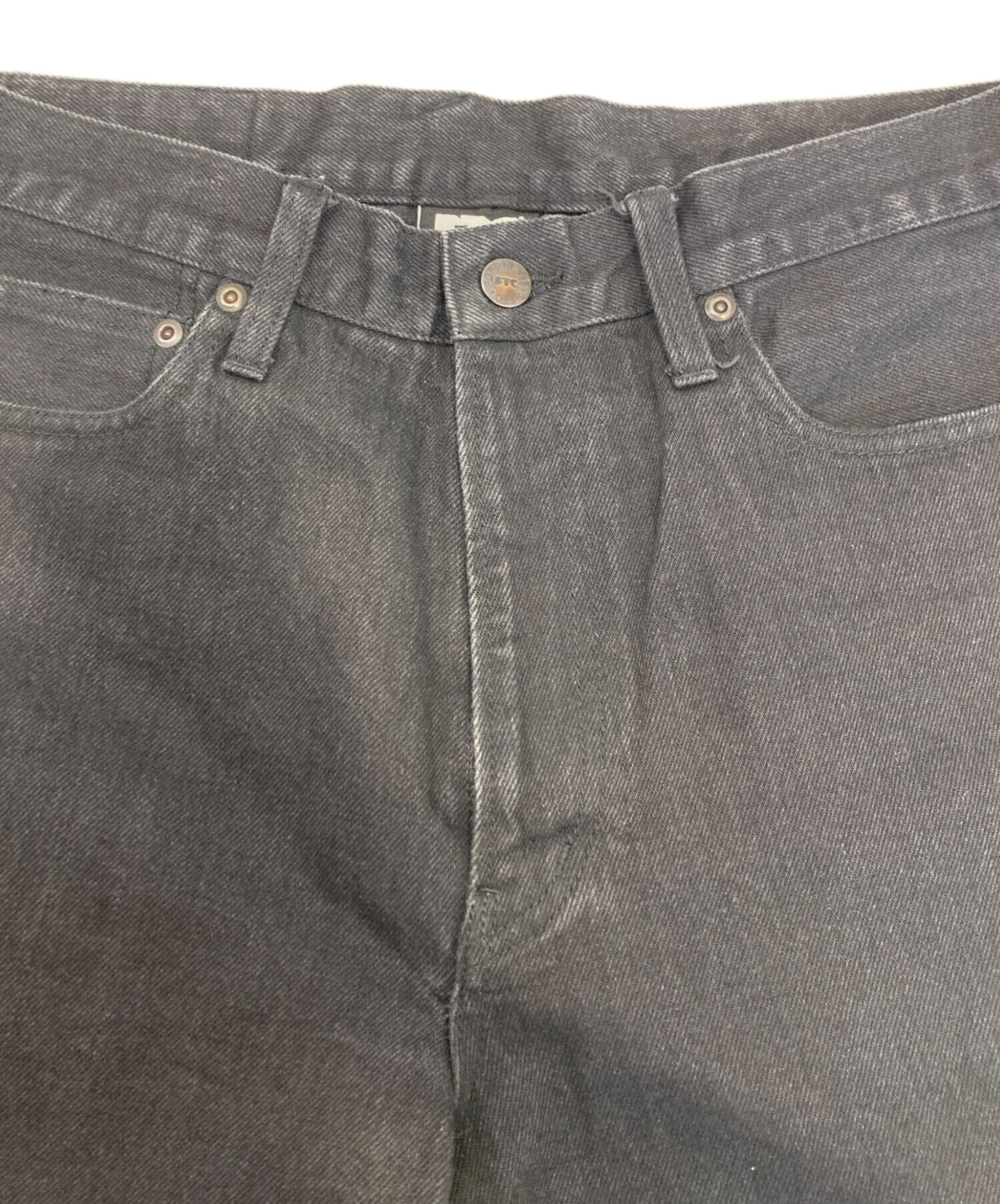中古・古着通販】FTC (エフティーシー) PIER 7 デニムパンツ ブラック 