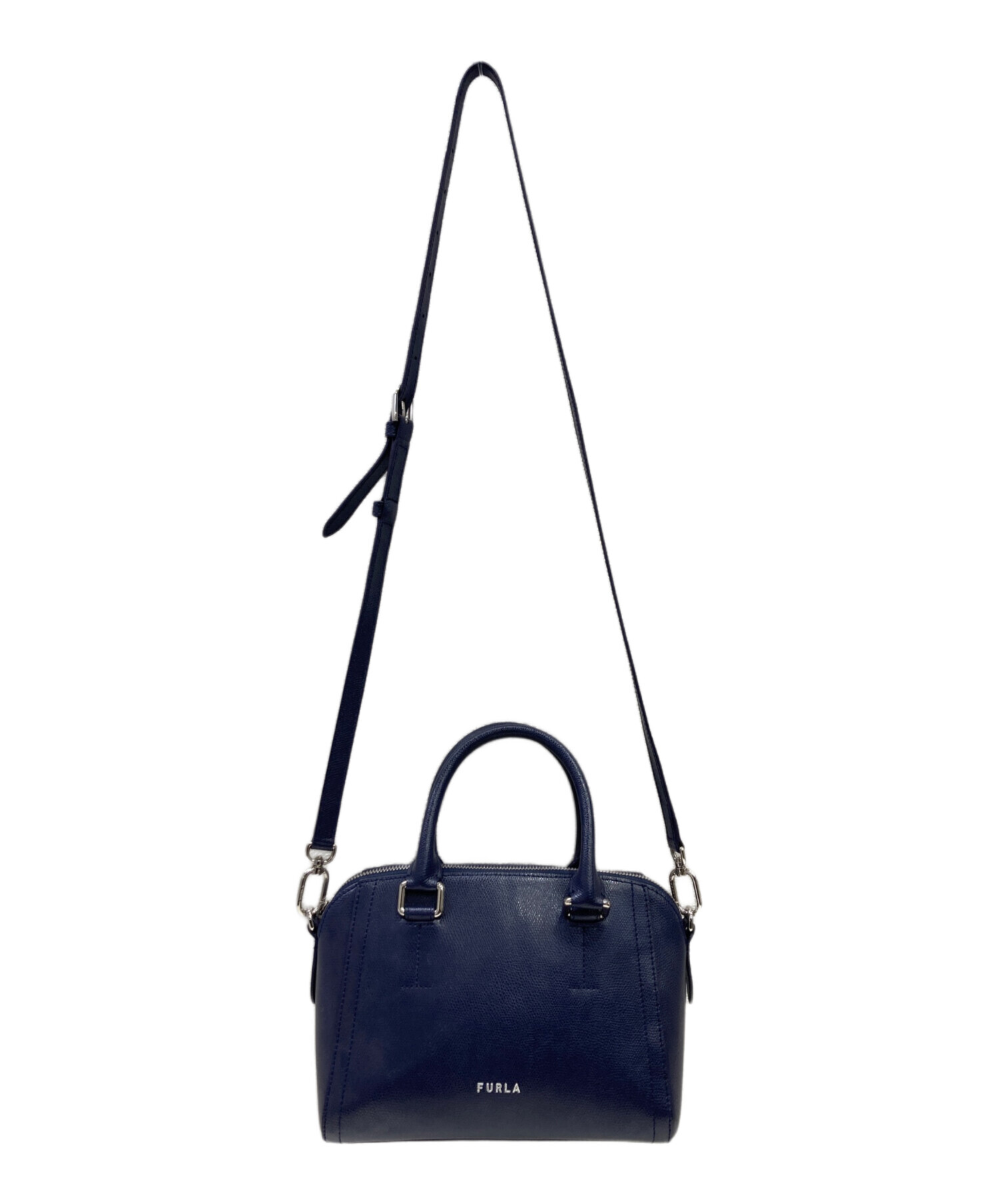 中古・古着通販】FURLA (フルラ) ショルダーバッグ ネイビー｜ブランド