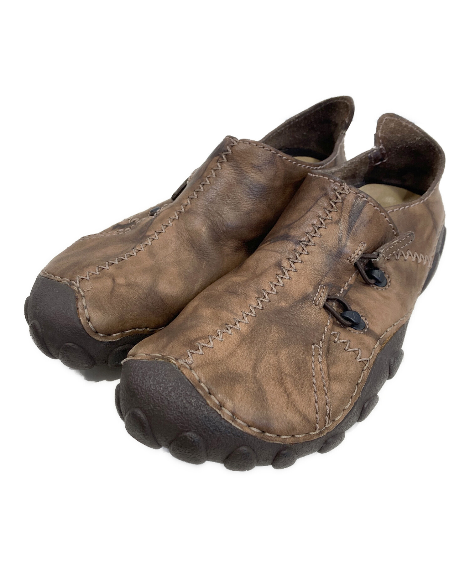 中古・古着通販】CLARKS (クラークス) シューズ ブラウン サイズ:8