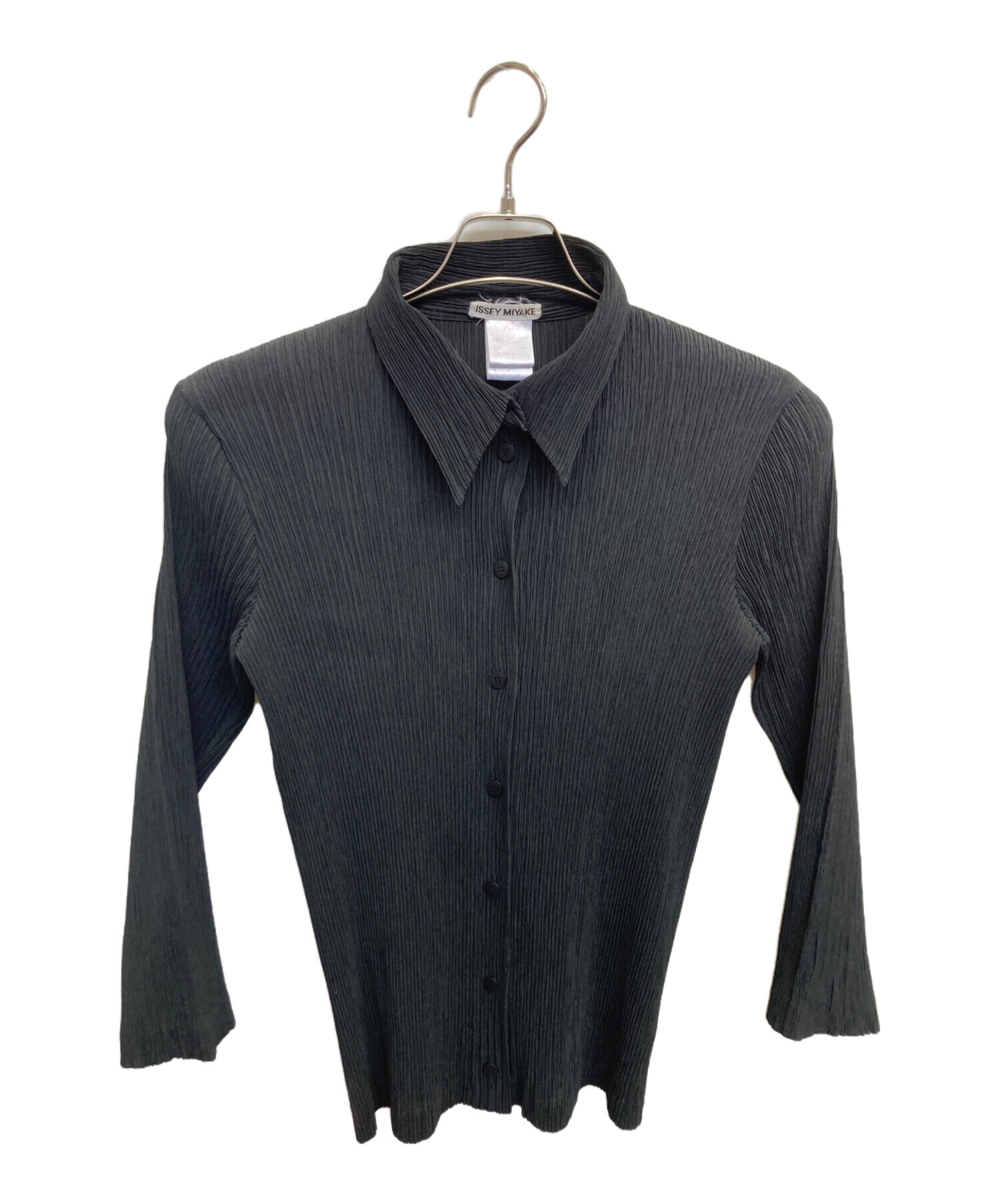 中古・古着通販】ISSEY MIYAKE (イッセイミヤケ) プリーツシャツ