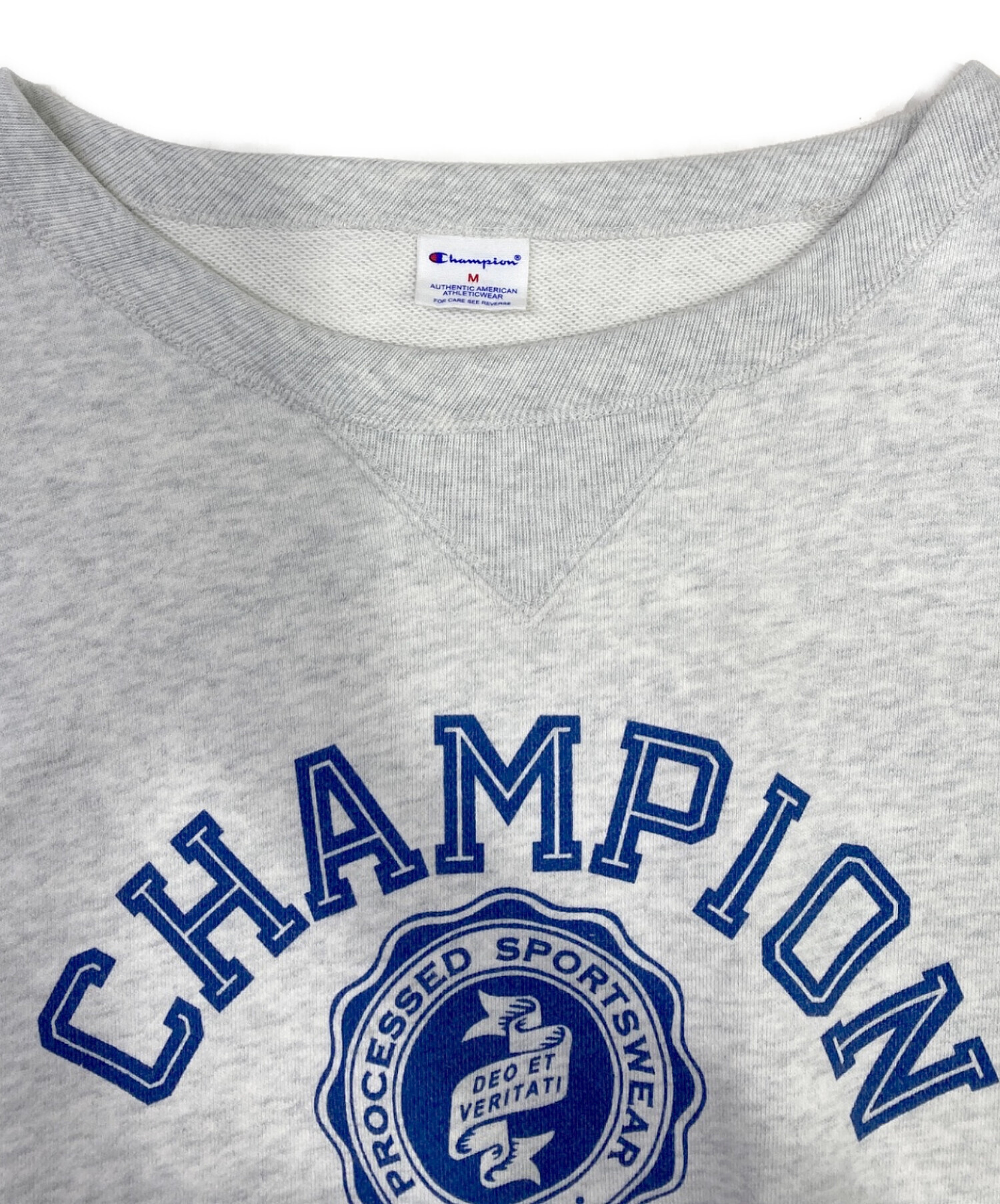 中古・古着通販】Champion (チャンピオン) スウェット グレー サイズ:M 中古・古着通販】Champion (チャンピオン) スウェット グレー サイズ:M