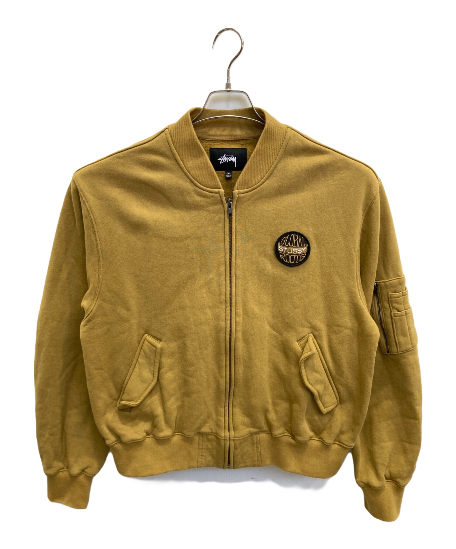 中古・古着通販】stussy (ステューシー) MA－1スウェットブルゾン 