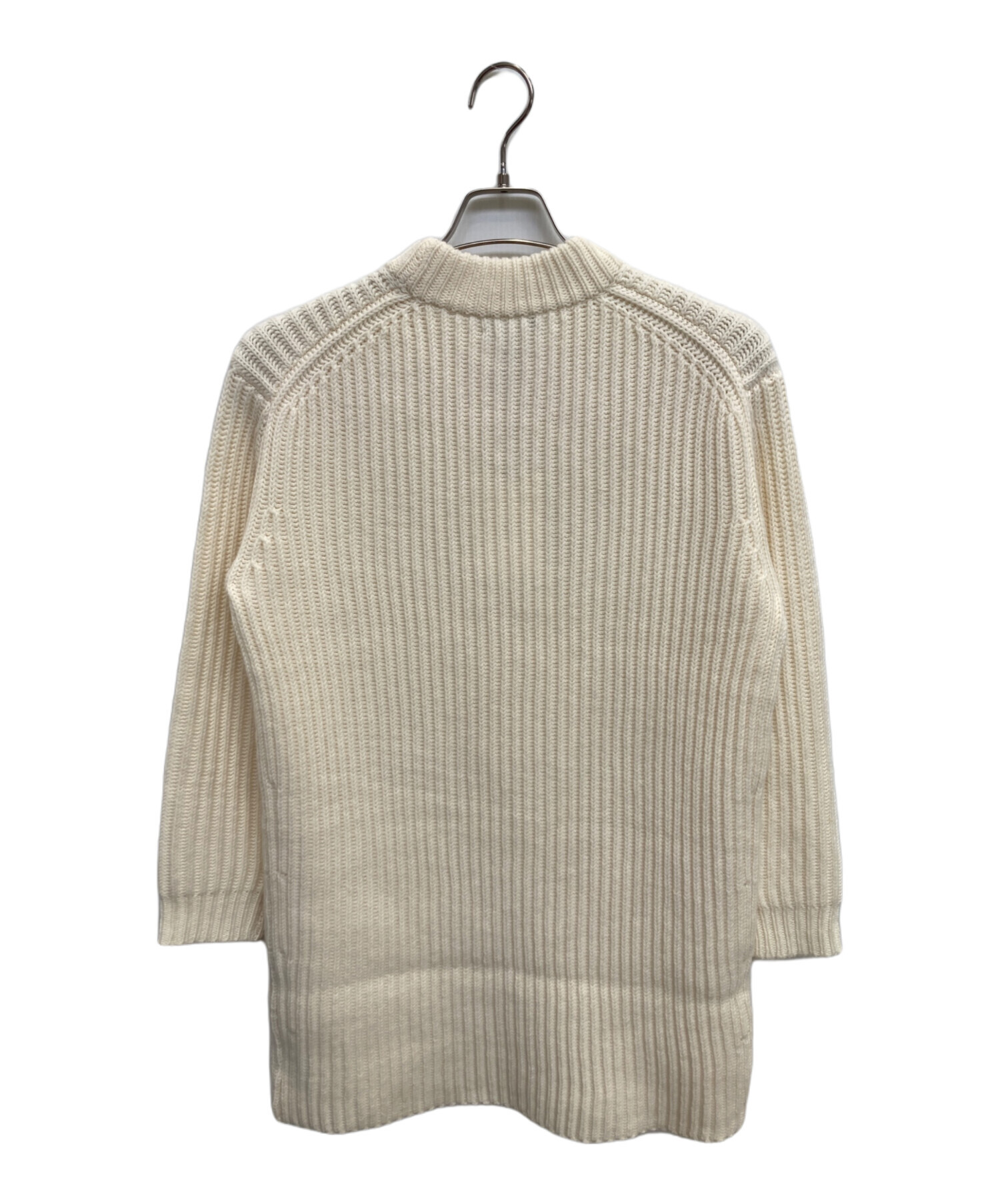 美品】Theory セオリー カシミヤ混 フーデットベスト Lサイズ アイボリー 中古・古着通販】theory (セオリー) カシミヤ混ニット アイボリー