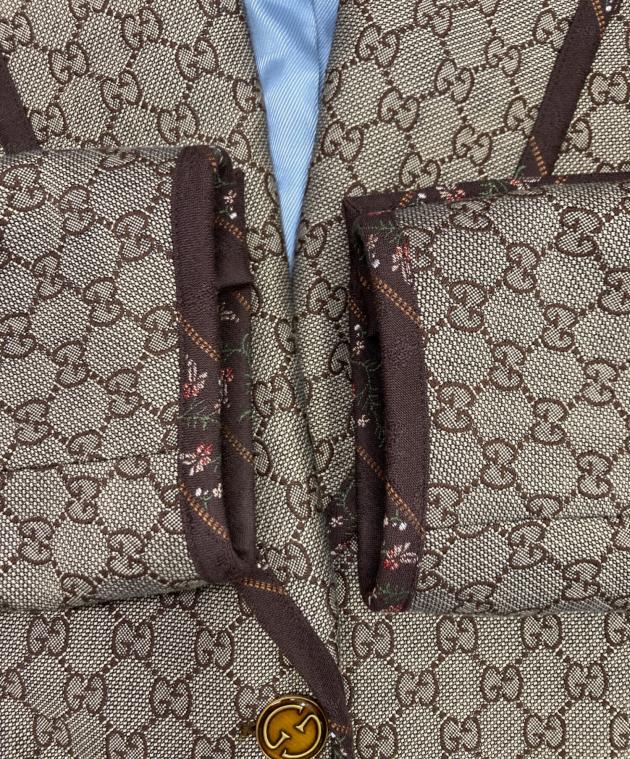 中古・古着通販】GUCCI (グッチ) テーラードジャケット ベージュ