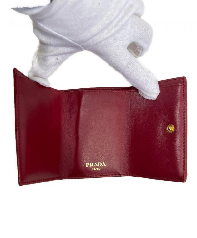 PRADA プラダ/Wホックコンパクトウォレット/1MH523/107*/SAランク/77【中古】 楽天市場】PRADA プラダ/Wホックコンパクトウォレット/1MH523/107*/SA