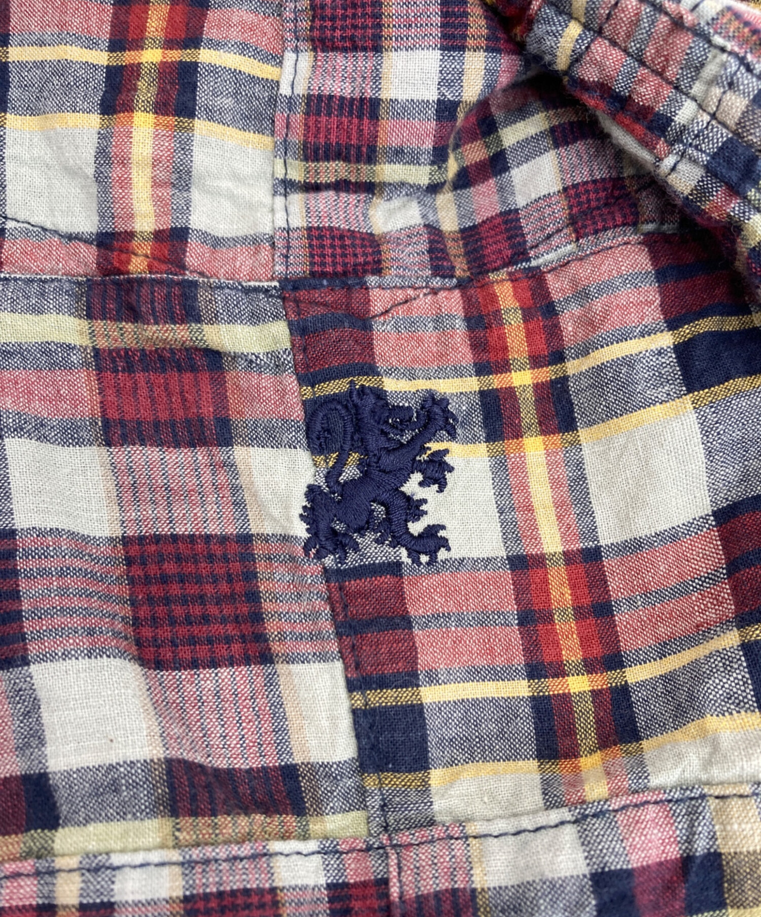 中古・古着通販】stussy (ステューシー) パッチワークチェックシャツ