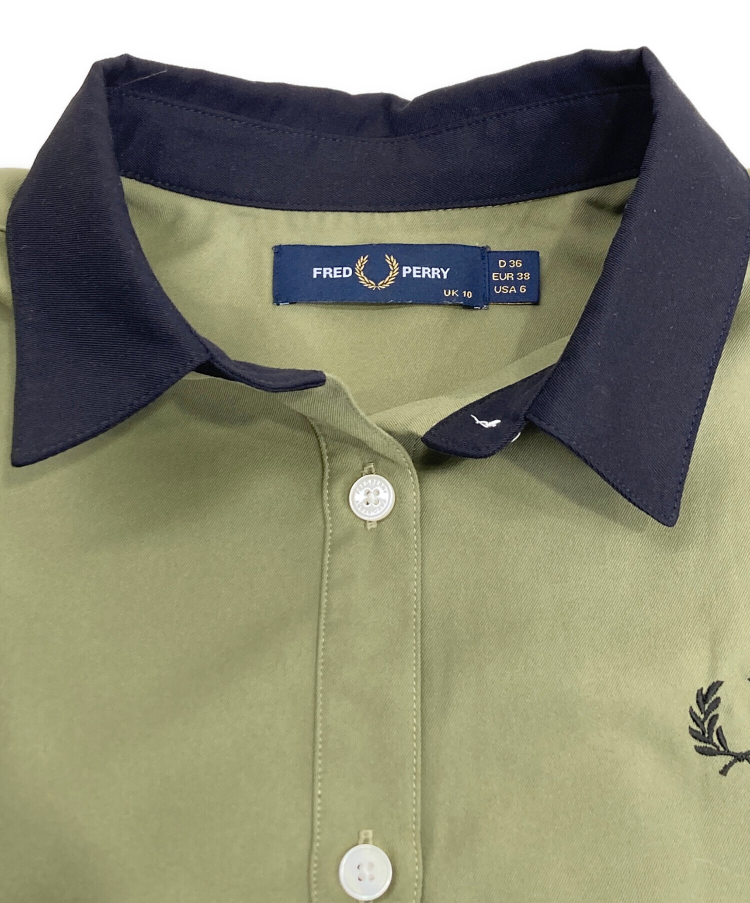 中古・古着通販】FRED PERRY (フレッドペリー) シャツワンピース