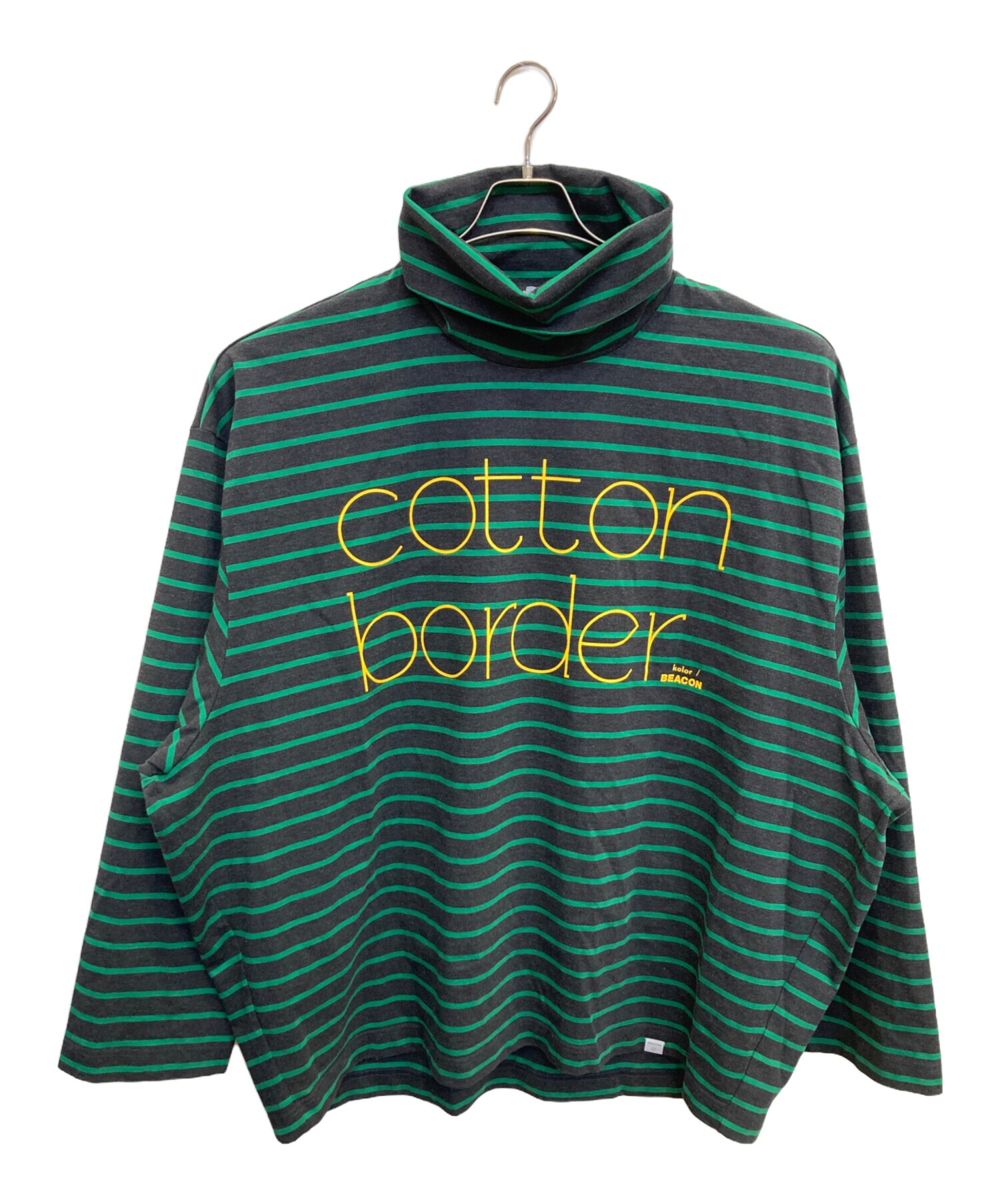 中古・古着通販】kolor/BEACON (カラービーコン) ハイネックボーダー