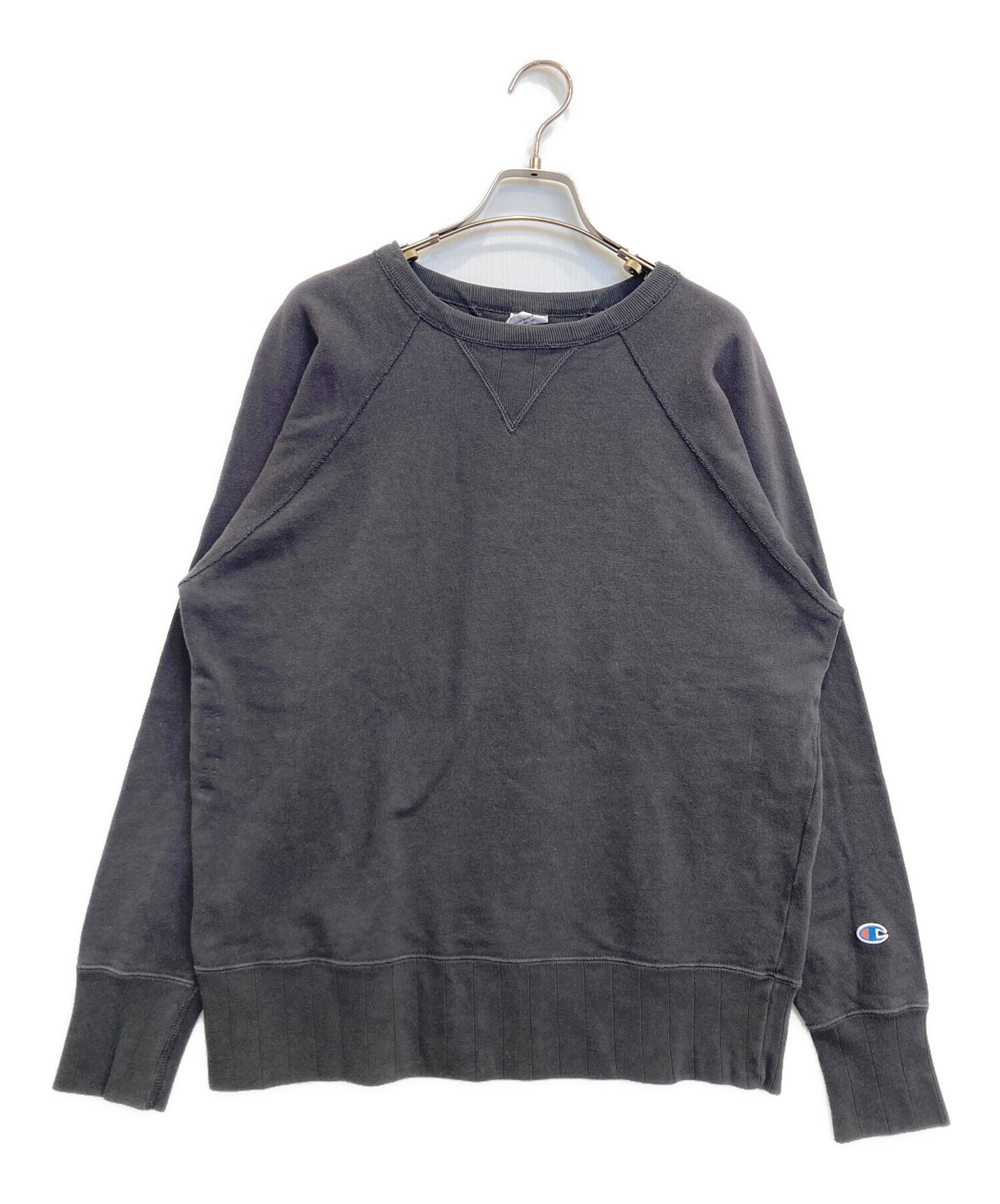 DIESEL グレー ラグランスリーブ スウェット 中古・古着通販】Champion (チャンピオン) ラグランスリーブスウェット