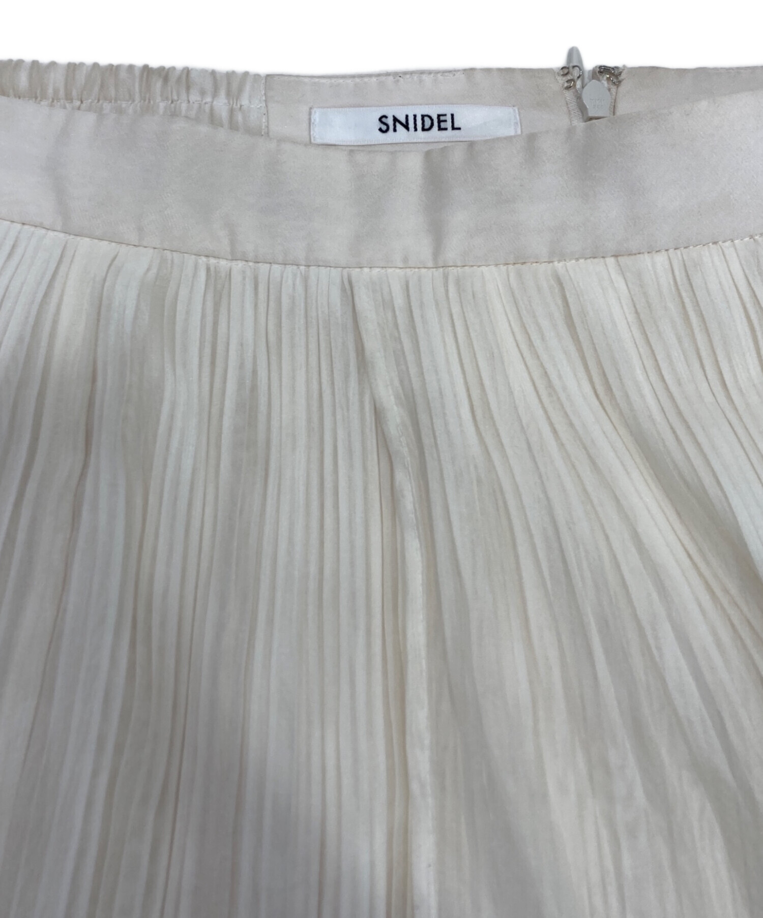 SNIDEL スカート アイボリー 中古・古着通販】Snidel (スナイデル) ストレートプリーツティアード