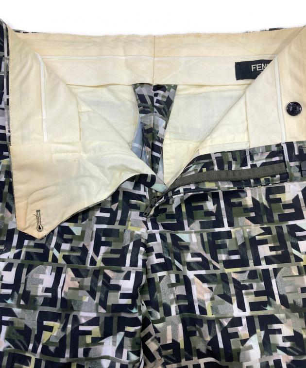 中古・古着通販】FENDI (フェンディ) ズッカパターン総柄パンツ