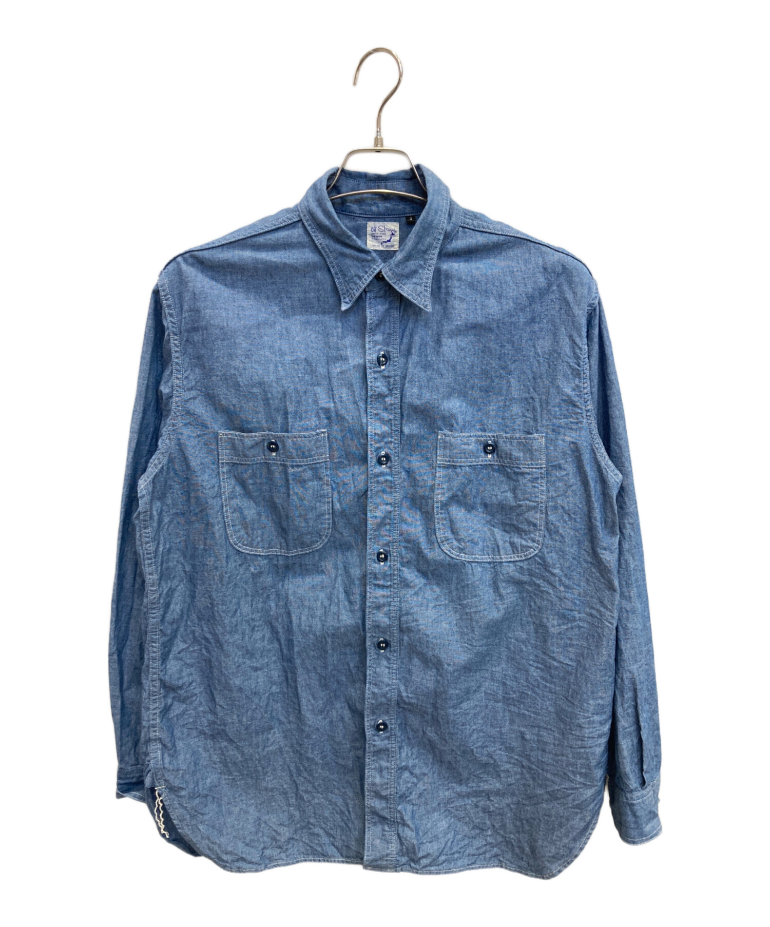 orslow シャンブレー シャツ orslow オアスロウ シャンブレーシャツ 