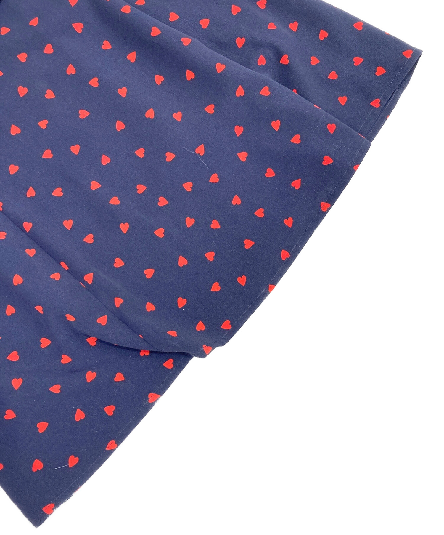 新品　スナイデル【WEB限定】ハートプリントワンピース ネイビー サイズ2 中古・古着通販】Snidel (スナイデル) Heart collection プリント