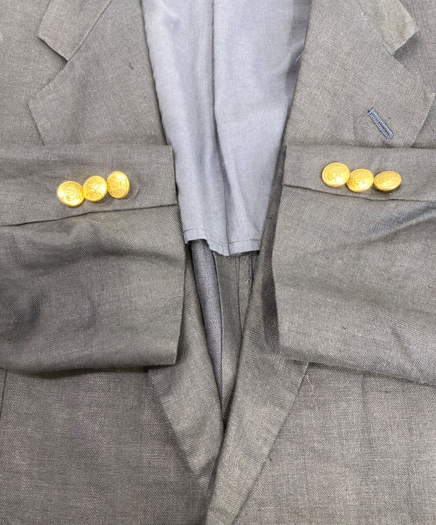中古・古着通販】PAUL SMITH (ポールスミス) リネン金ホボタンブレザー 