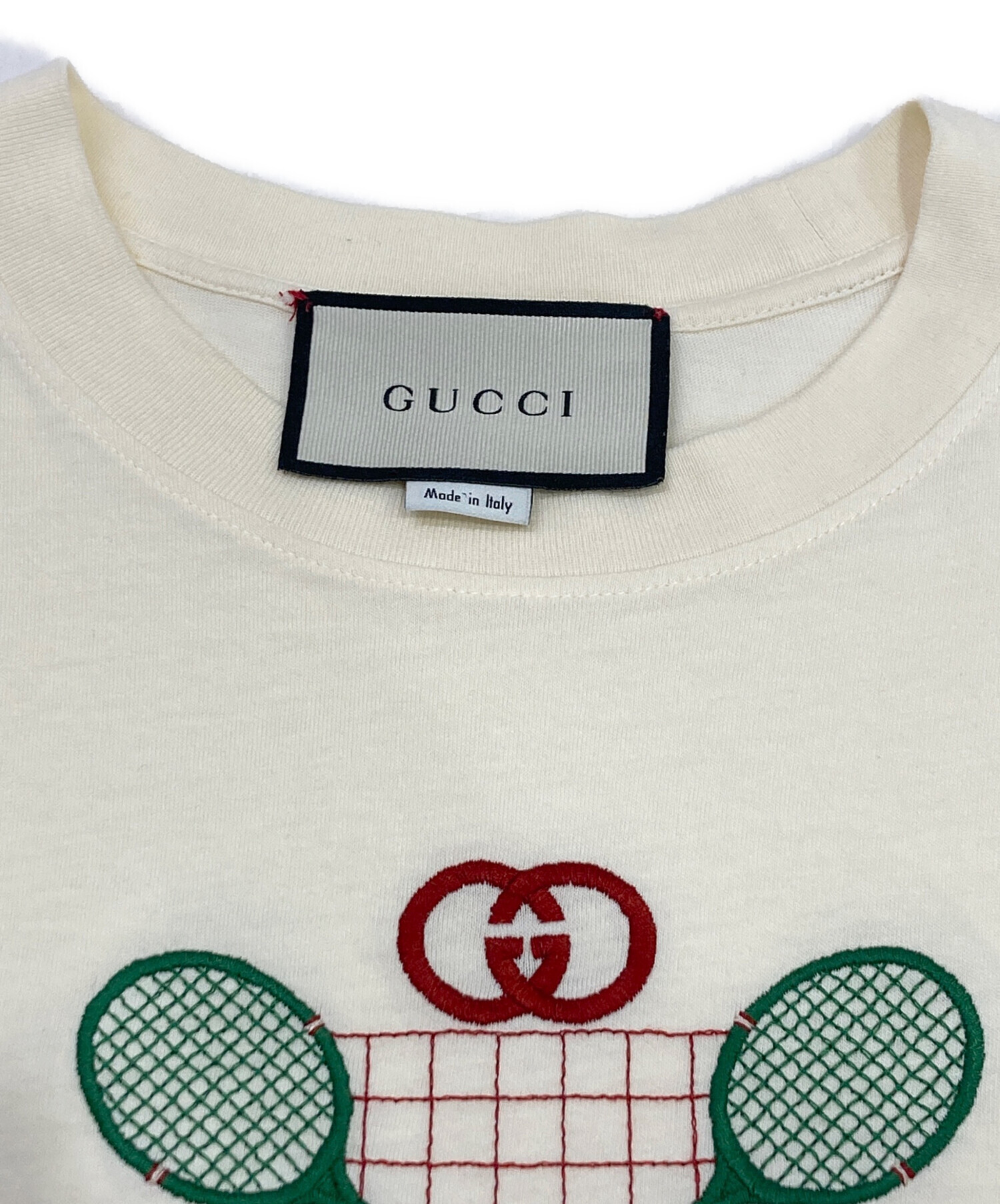 【正規品】GUCCI BOUTIQUE ロゴT L アイボリー 正規品】GUCCI BOUTIQUE ロゴT L アイボリー 【公式通販】