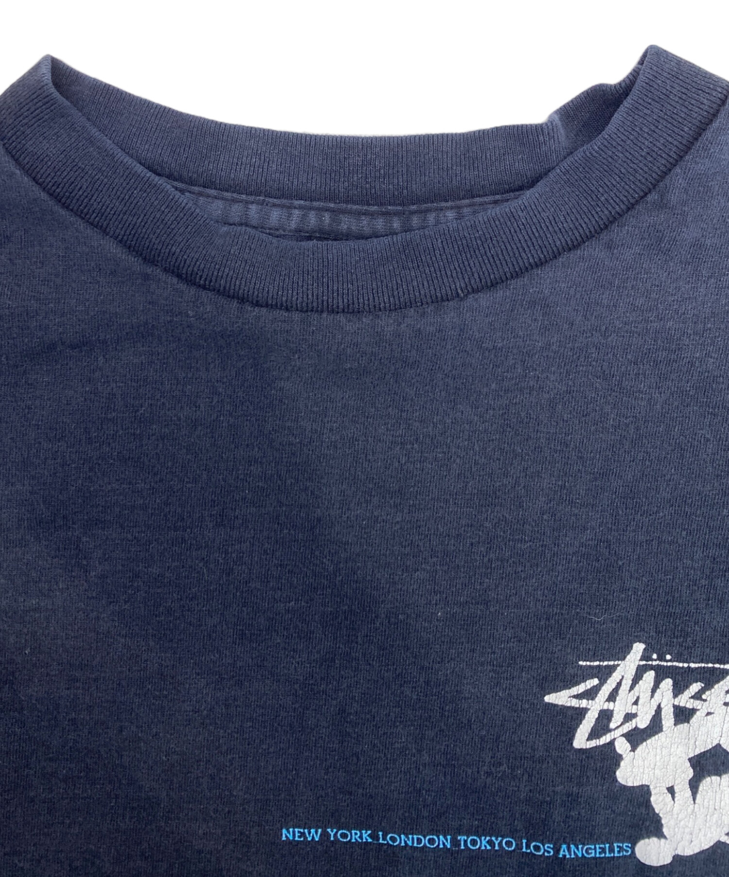 中古・古着通販】stussy (ステューシー) 両面プリントカットソー