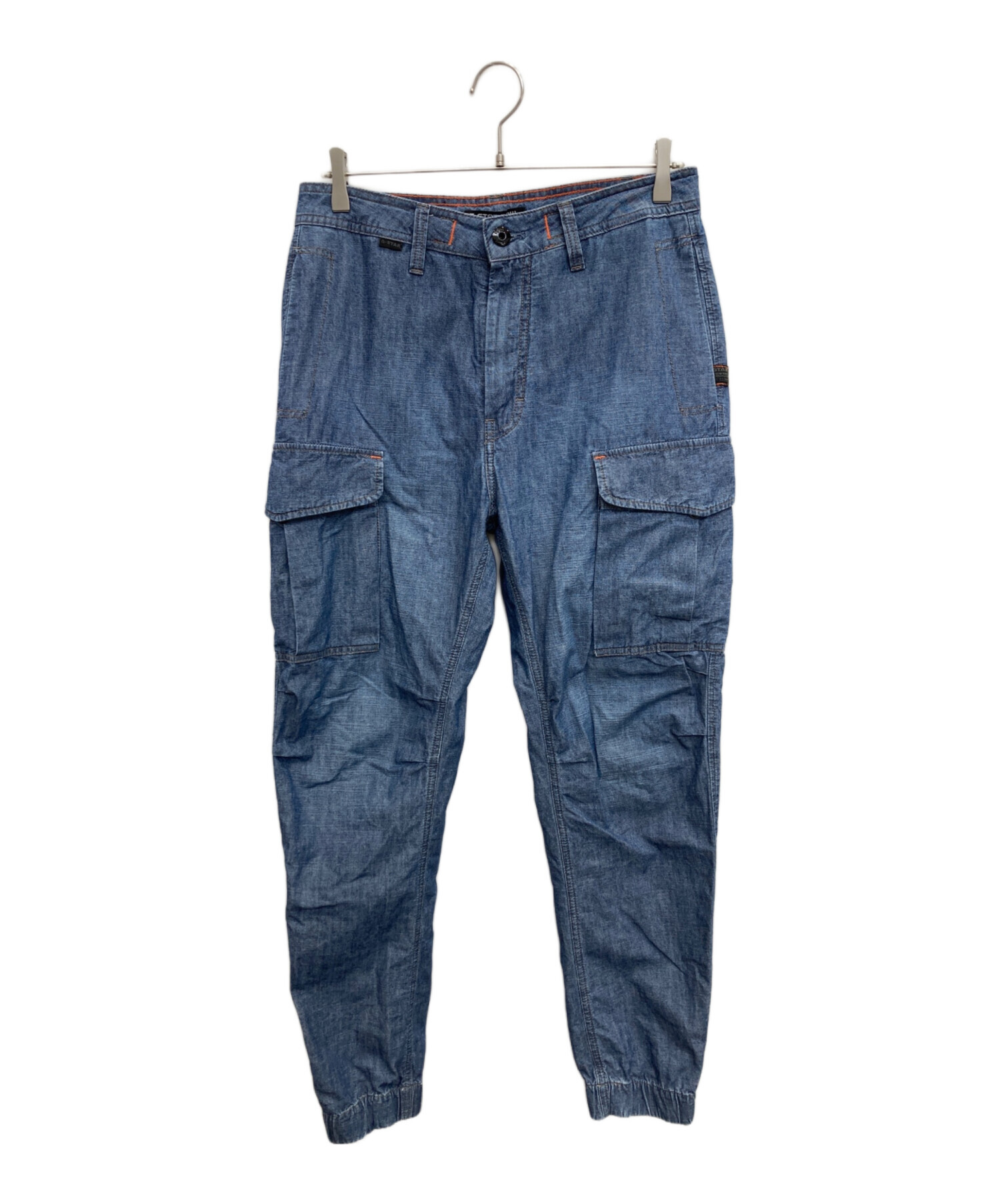 中古・古着通販】G-STAR RAW (ジースターロゥ) カーゴパンツ ブルー 中古・古着通販】G-STAR RAW (ジースターロゥ) カーゴパンツ ブルー