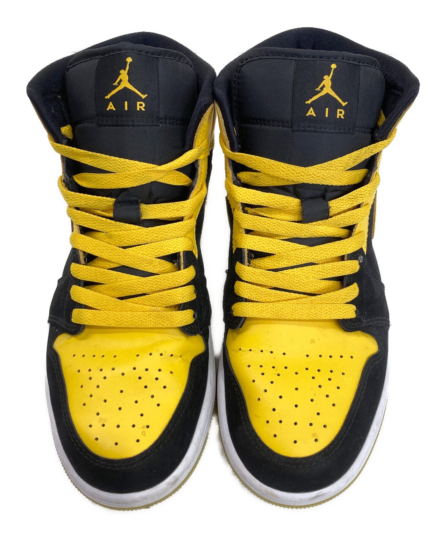中古・古着通販】NIKE (ナイキ) AIR JORDAN 1 MID SE イエロー 
