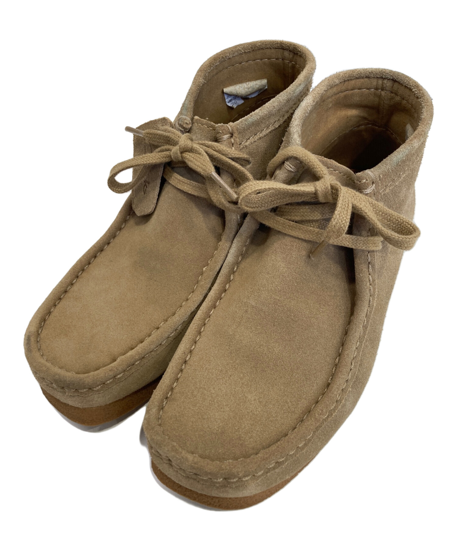 クラークス ワラビー Clarks ベージュ　US5 1/2 uk3 1/2 中古・古着通販】CLARKS (クラークス) ワラビー ベージュ サイズ:UK7 1