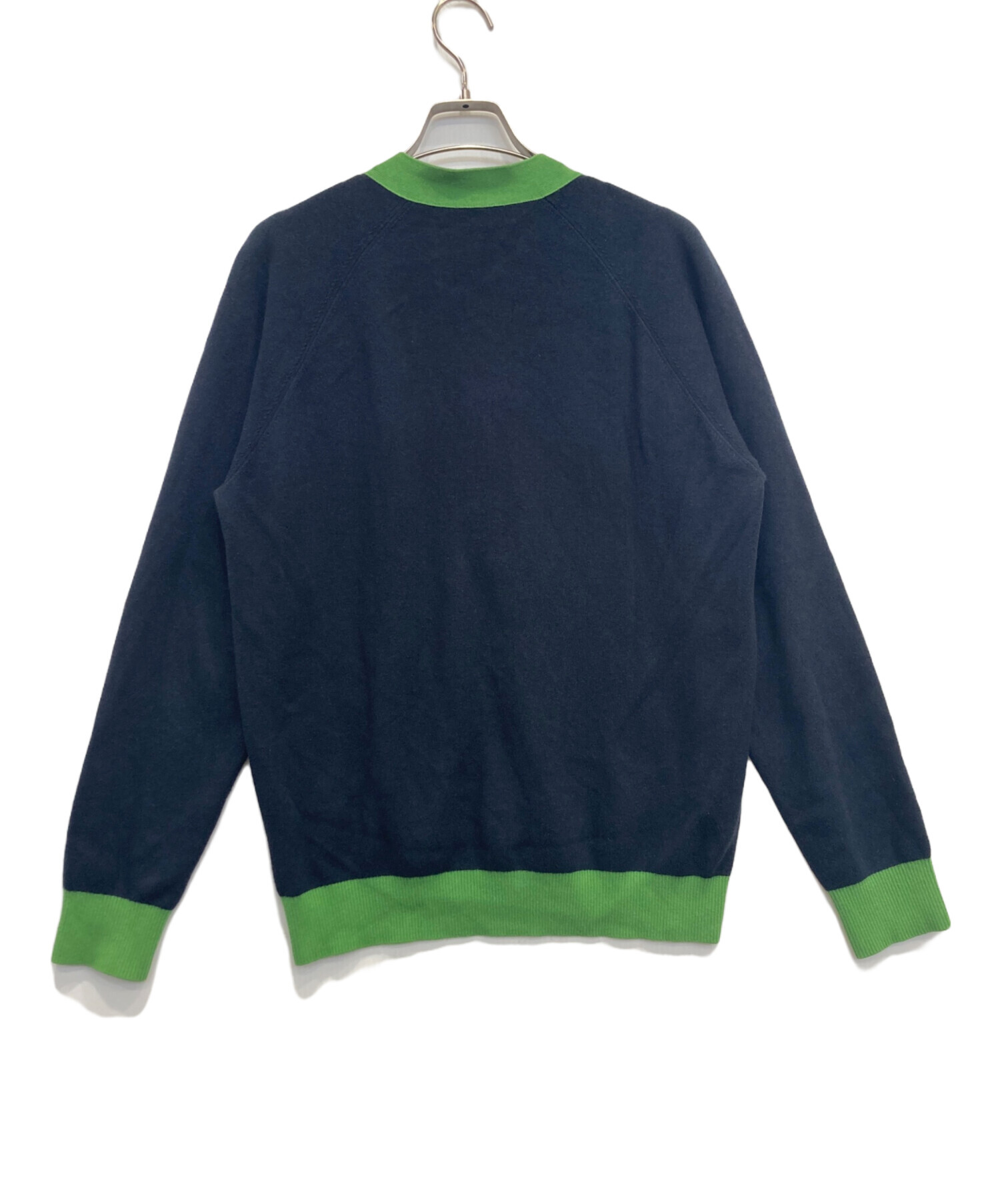 中古・古着通販】CABAN (キャバン) コットンカシミヤ バイカラーV