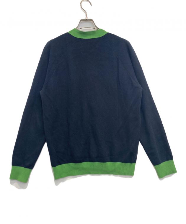 中古・古着通販】CABAN (キャバン) コットンカシミヤ バイカラーV
