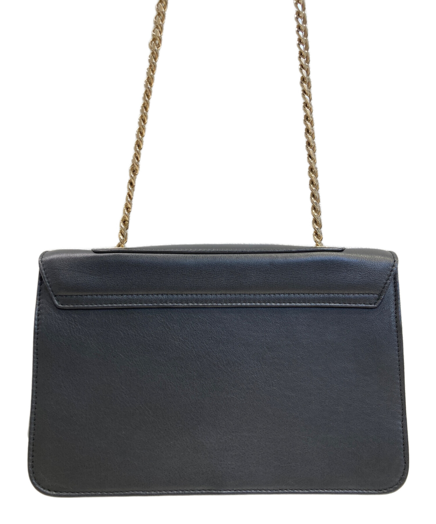 フルラ チェーンショルダー  【Aランク】【中古】 中古・古着通販】FURLA (フルラ) チェーンショルダーバッグ ブラック