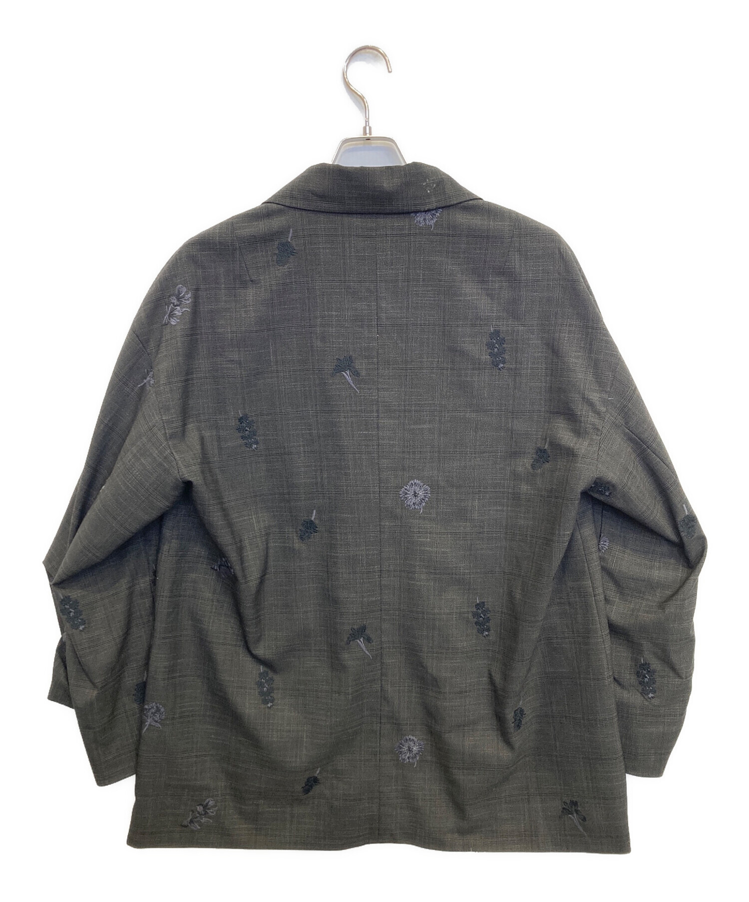 中古・古着通販】Ameri (アメリ) FLOWER PAPA JACKET グレー サイズ:M