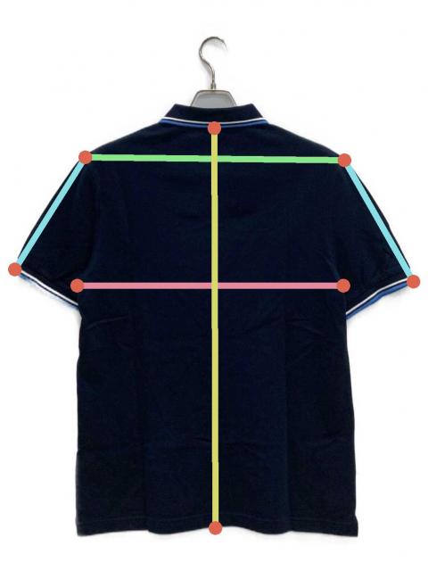 中古・古着通販】PRADA (プラダ) ポロシャツ ネイビー サイズ:XL