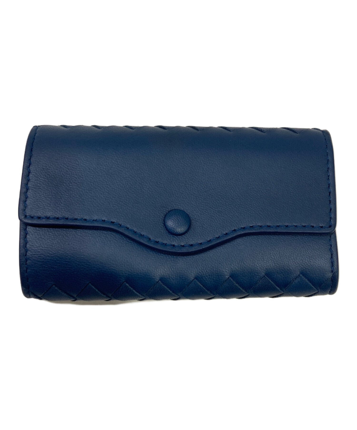 中古・古着通販】BOTTEGA VENETA (ボッテガベネタ) キーケース ブルー