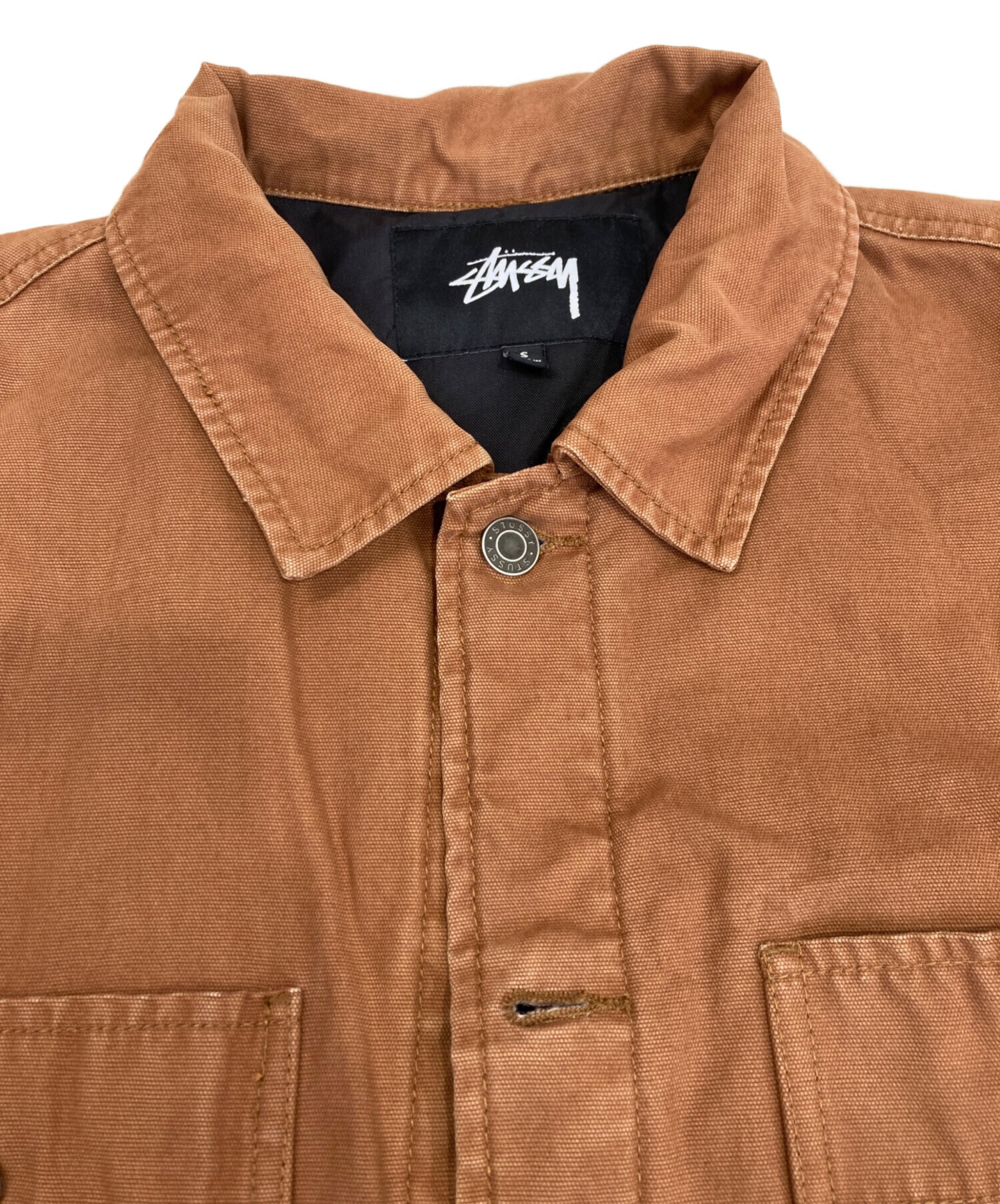 中古・古着通販】stussy (ステューシー) Quilted Chore Coat ブラウン