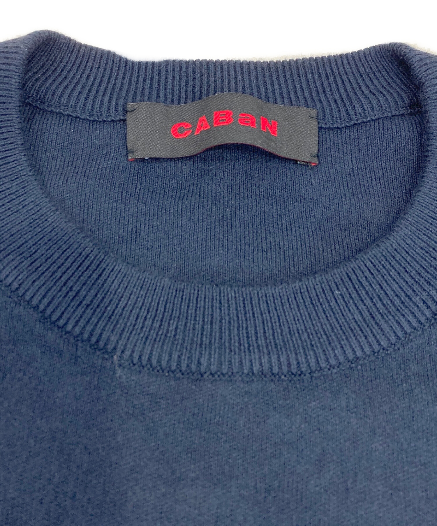 中古・古着通販】CABAN (キャバン) コットンカシミヤクルーネックプル