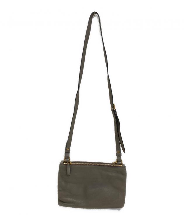 中古・古着通販】PRADA (プラダ) ショルダーバッグ グレージュ