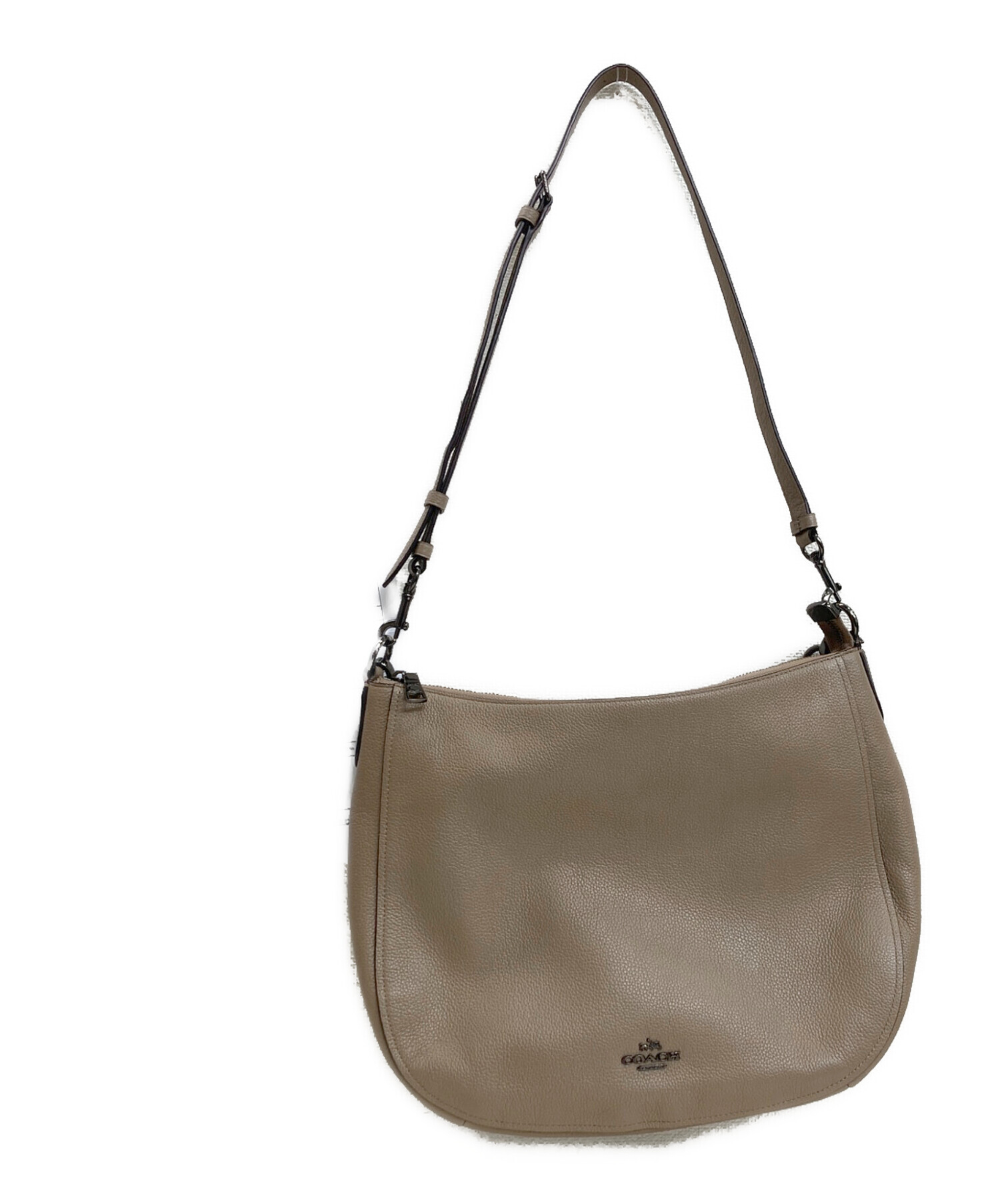 中古・古着通販】COACH (コーチ) ショルダーバッグ ベージュ｜ブランド 