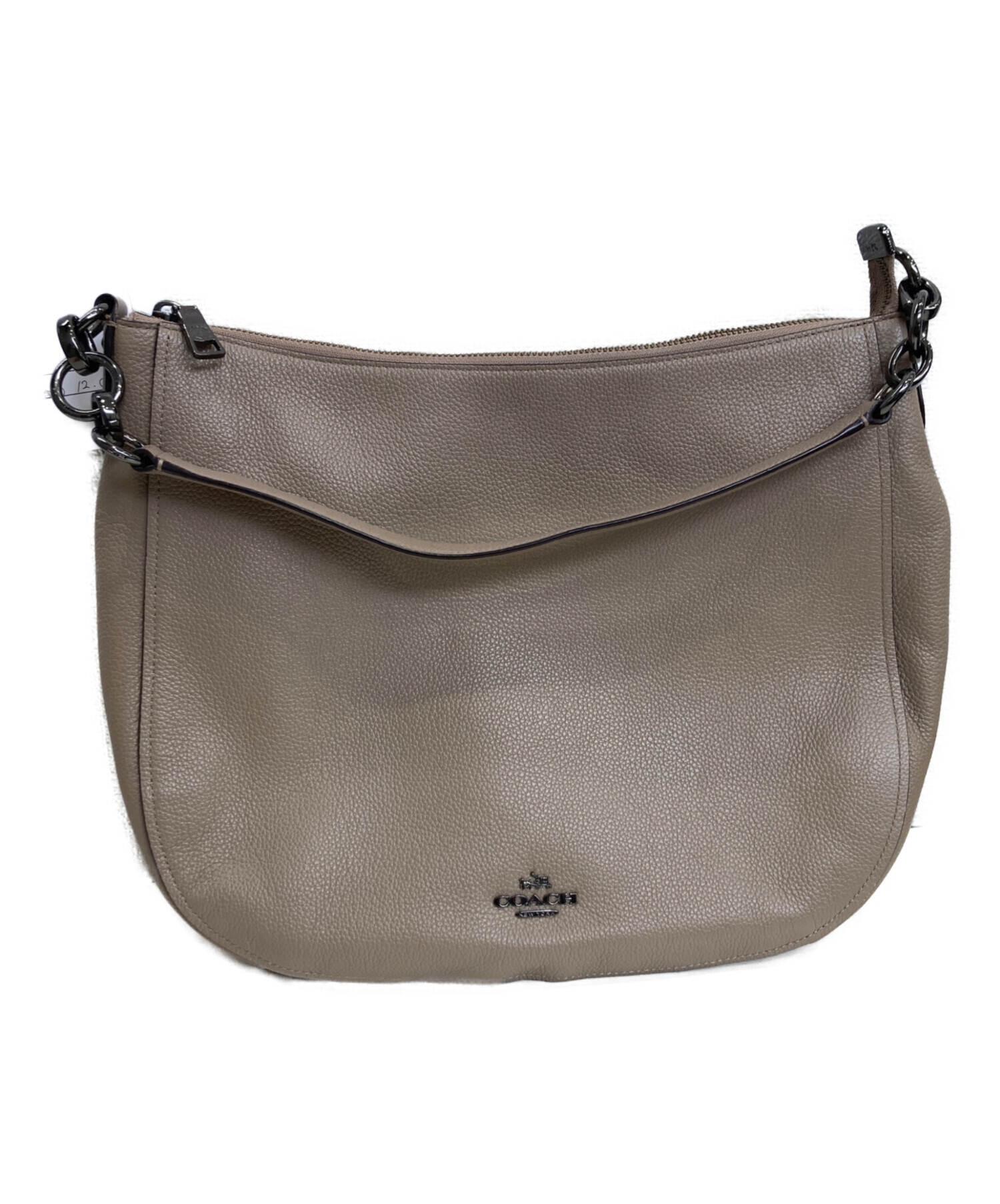 中古・古着通販】COACH (コーチ) ショルダーバッグ ベージュ｜ブランド 