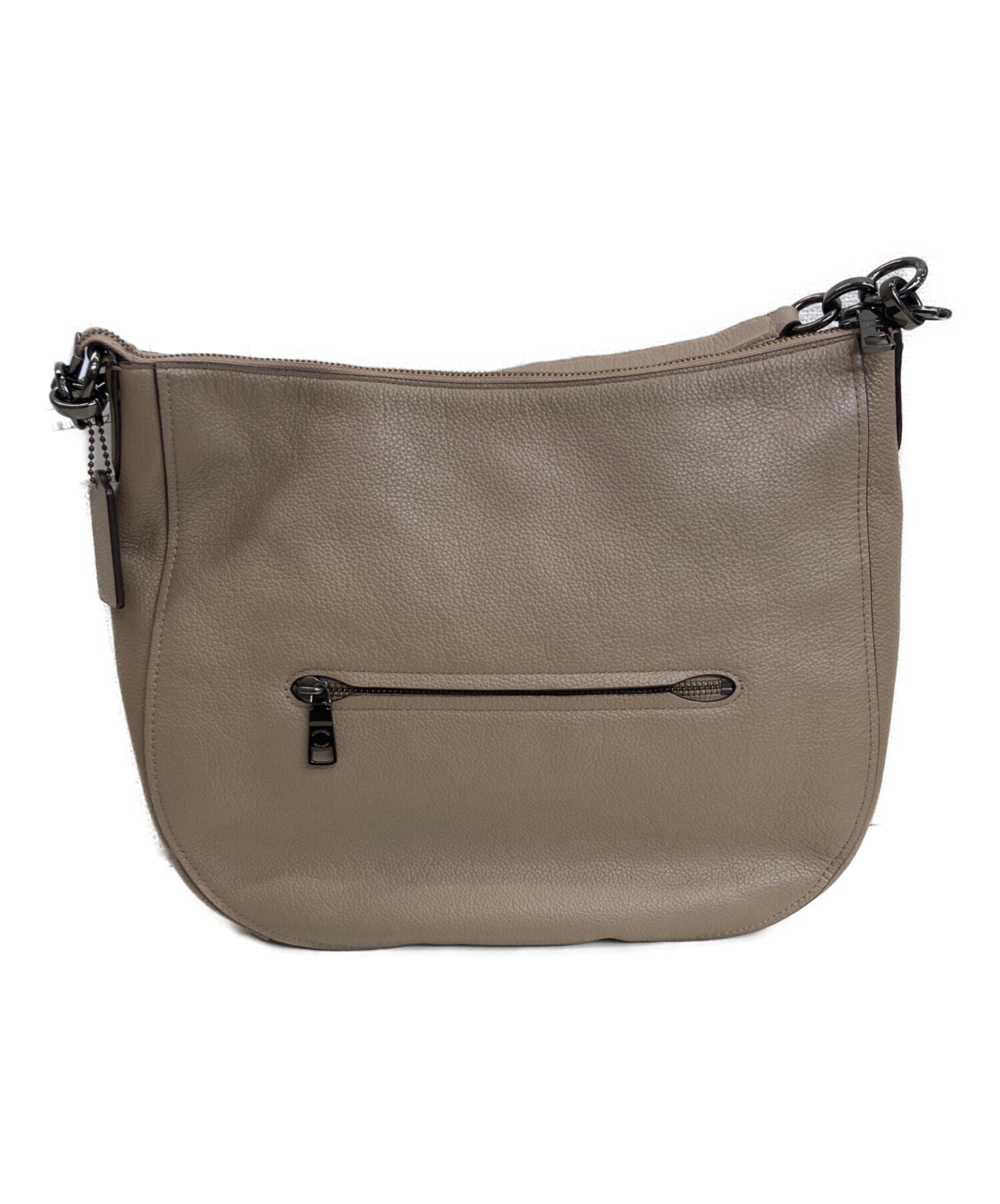 中古・古着通販】COACH (コーチ) ショルダーバッグ ベージュ｜ブランド 