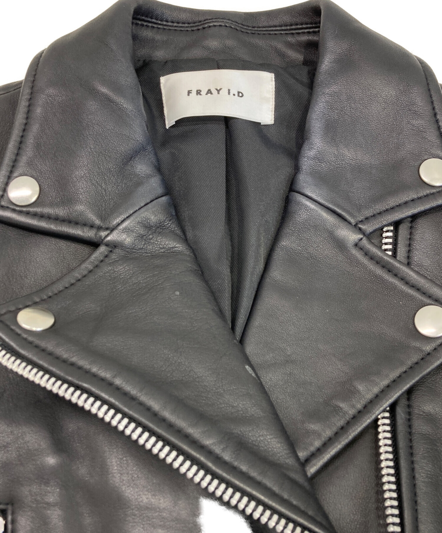 中古・古着通販】FRAY ID (フレイ アイディー) ライダースジャケット