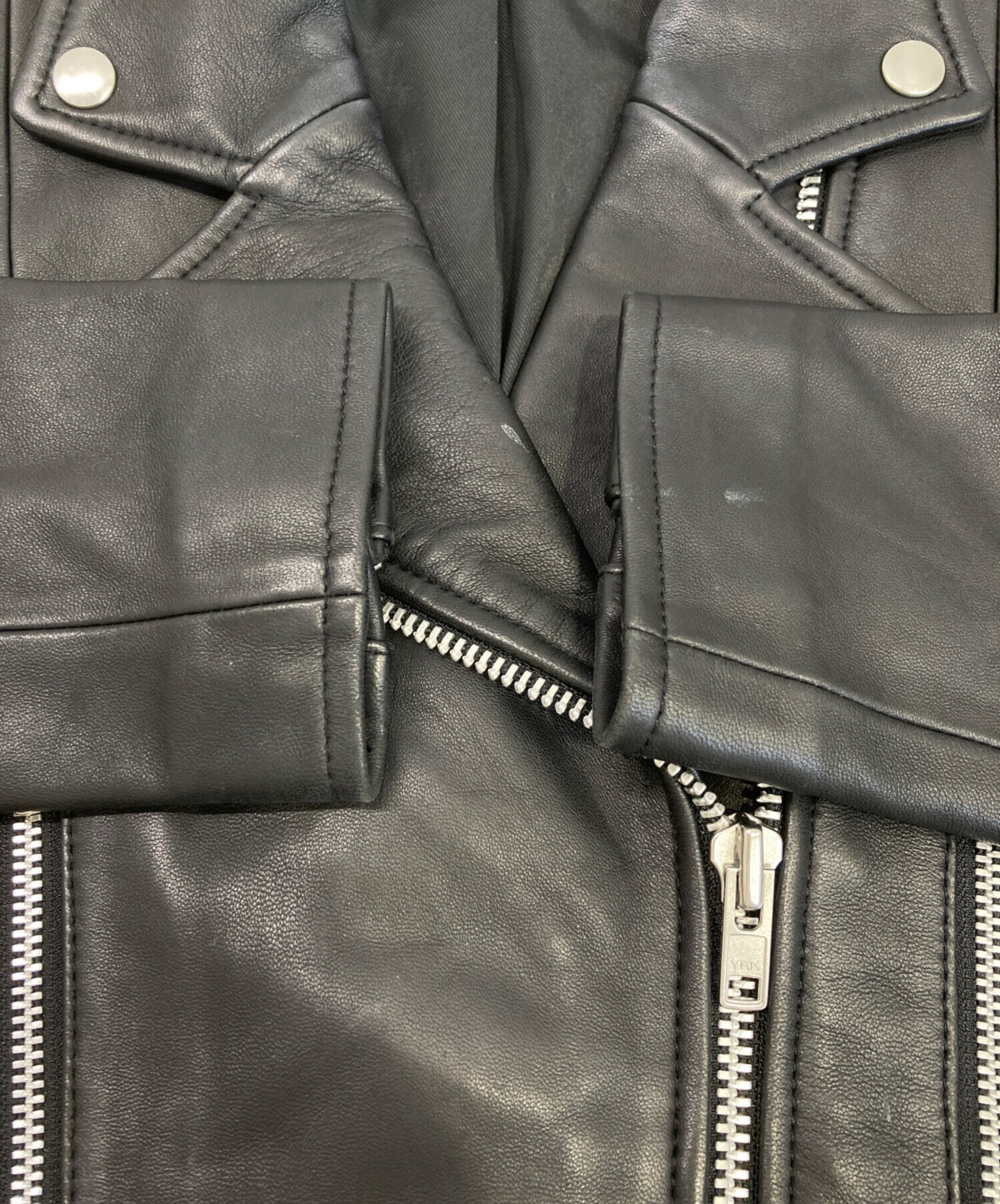 中古・古着通販】FRAY ID (フレイ アイディー) ライダースジャケット