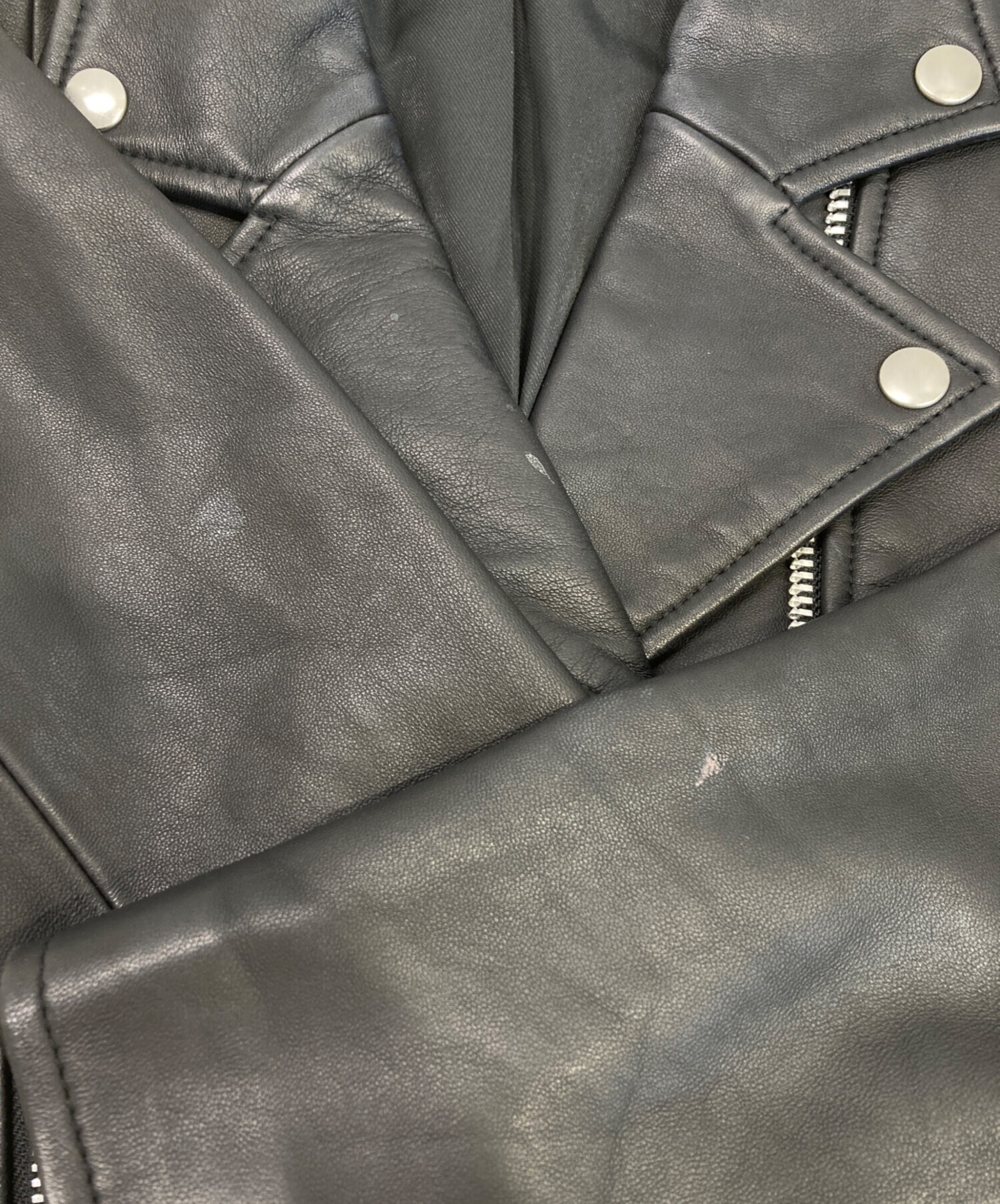 中古・古着通販】FRAY ID (フレイ アイディー) ライダースジャケット
