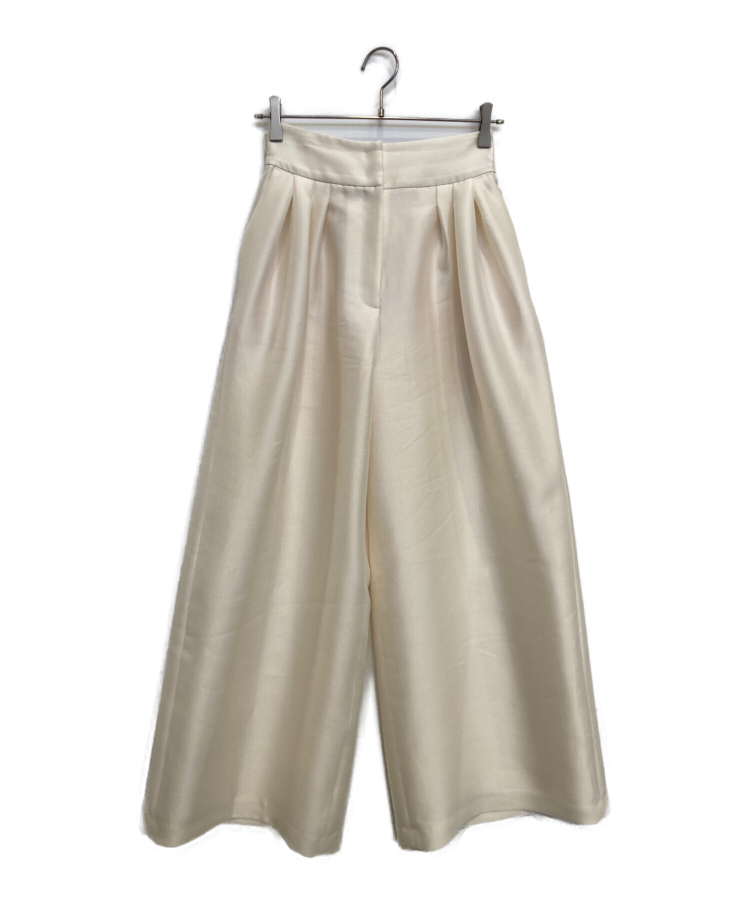 中古・古着通販】Heve (ヘイヴ) シルキータックワイドパンツ