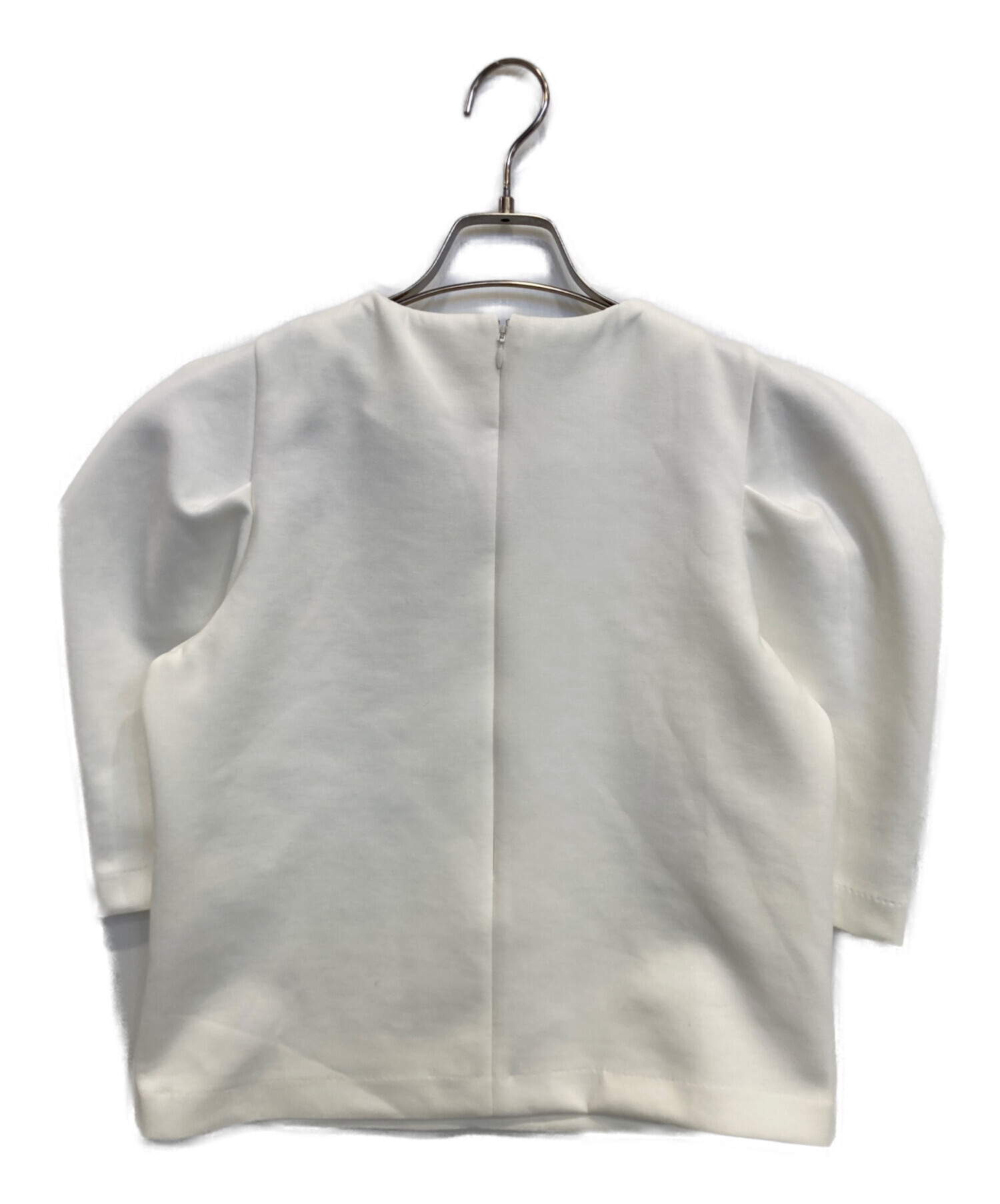 中古・古着通販】Heve (ヘイヴ) Puff Shoulder Tops ホワイト サイズ